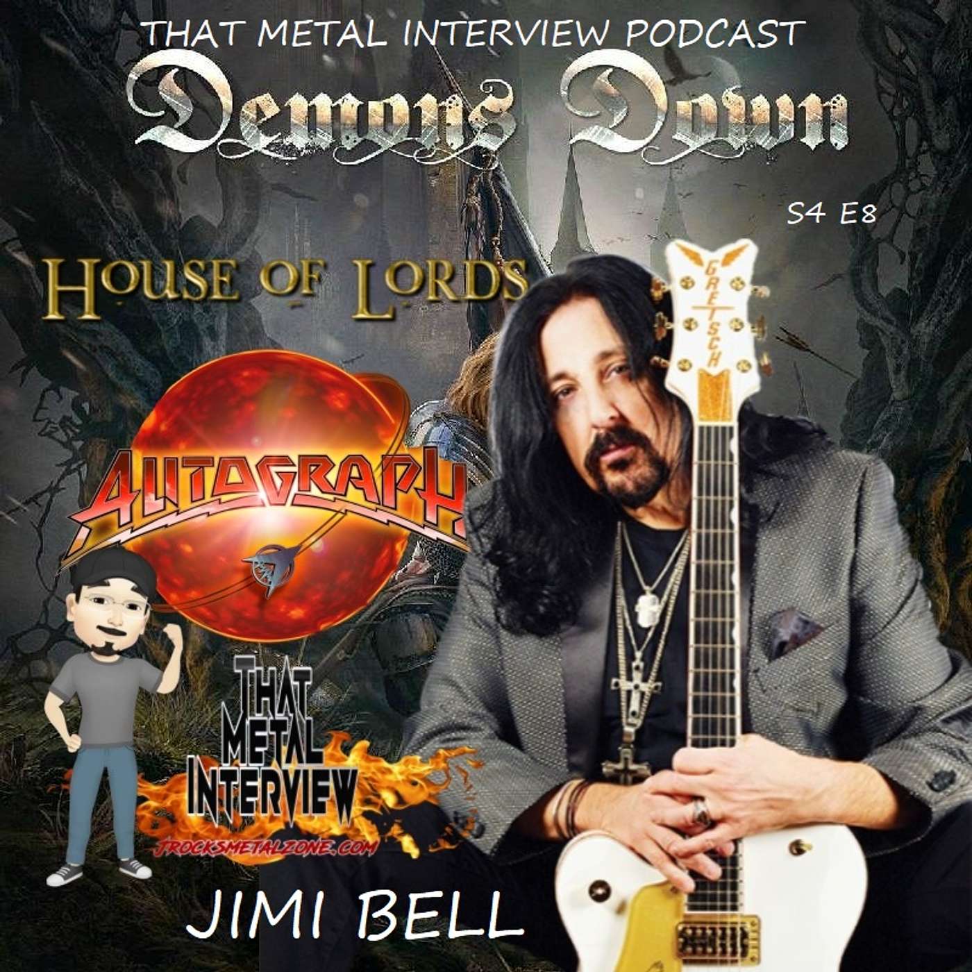 Jimi Bell of AUTOGRAPH, HOUSE OF LORDS & DEMONS DOWN S4 E8