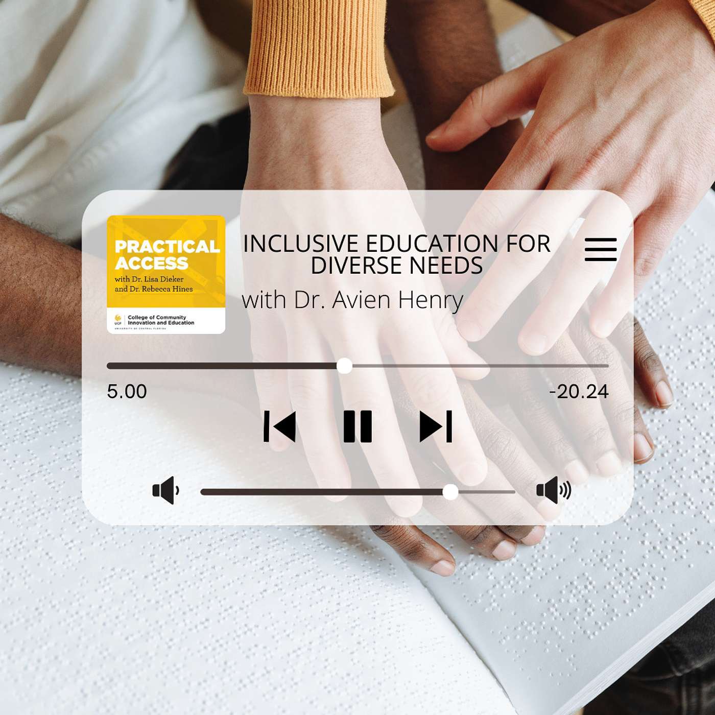 S10 E6: Education for all Needs (including visual needs) with Dr. Avien Henry