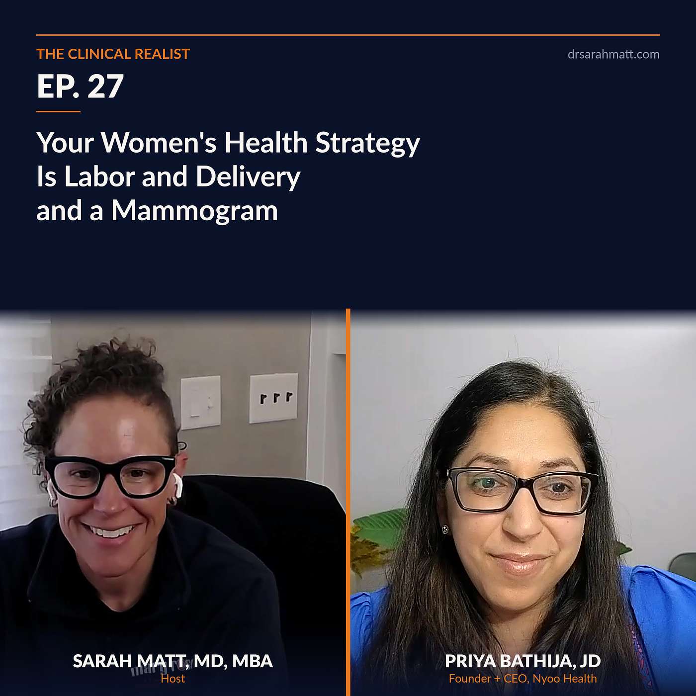 Your Women's Health Strategy Is Labor and Delivery and a Mammogram, with Priya Bathija episode artwork