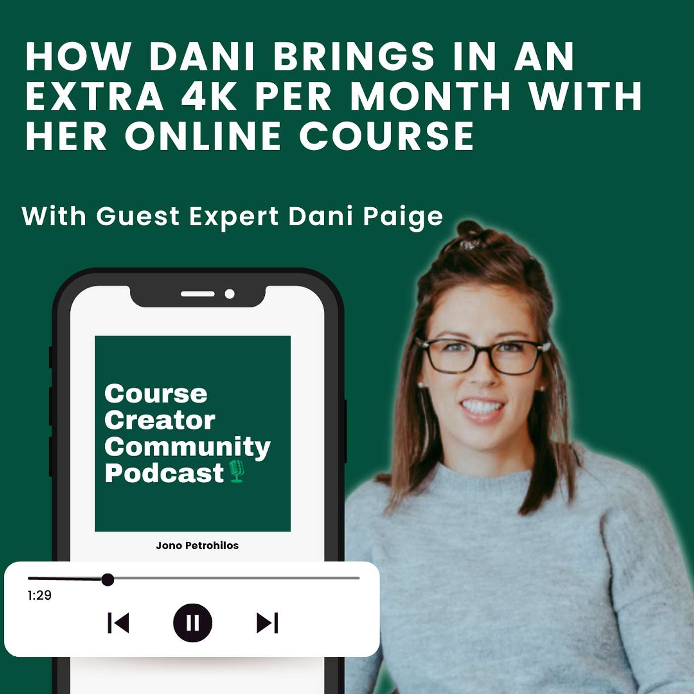 How Dani brings in an extra 4k per month with her online course