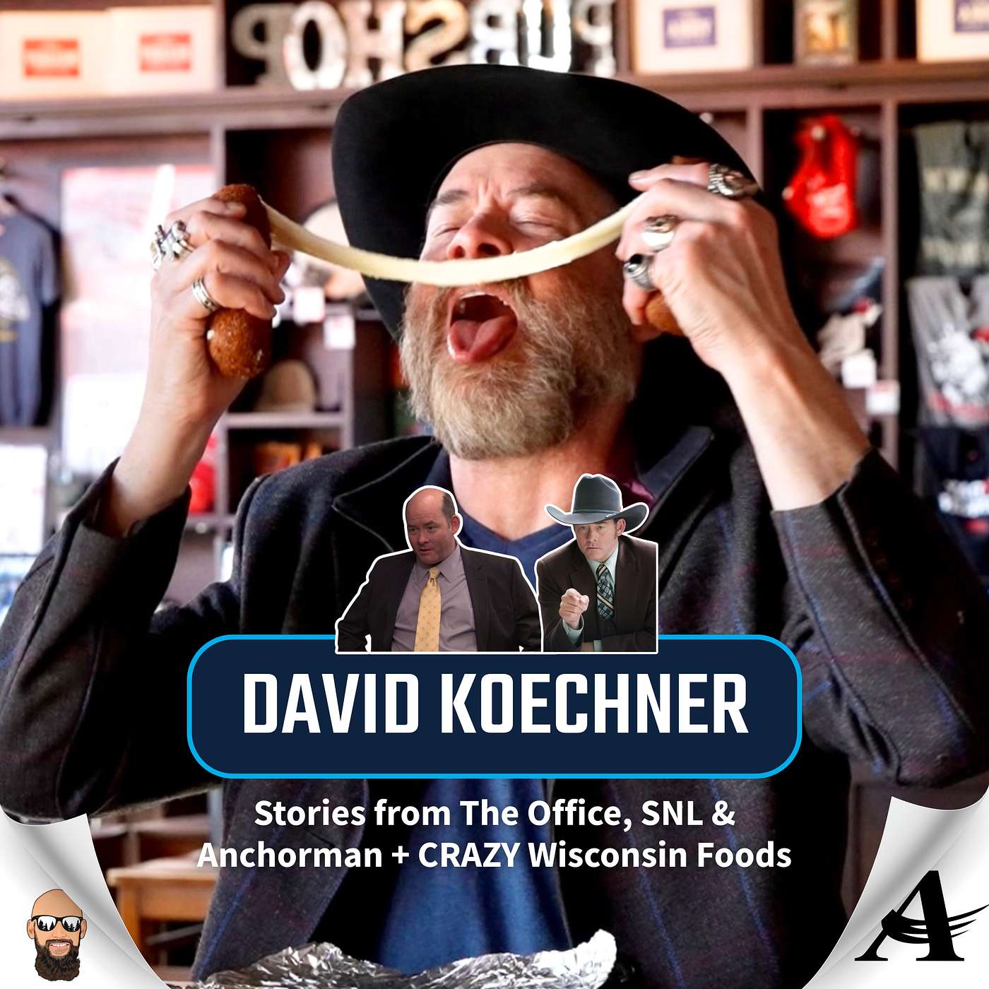 David Koechner: SNL, The Office, Anchorman and trying the CRAZIEST Wisconsin Foods live from Drink Wisconsinbly Pub