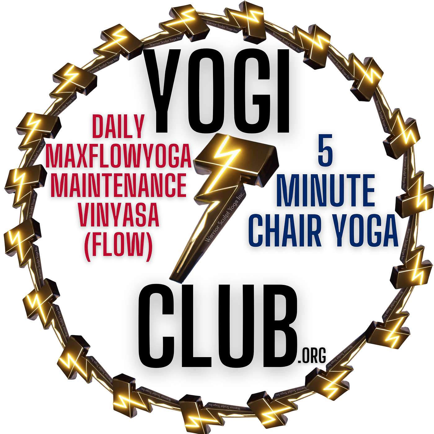 Daily Maxflowyoga Maintenance, 5 minute Yogi Club Chair Vinyasa episode artwork