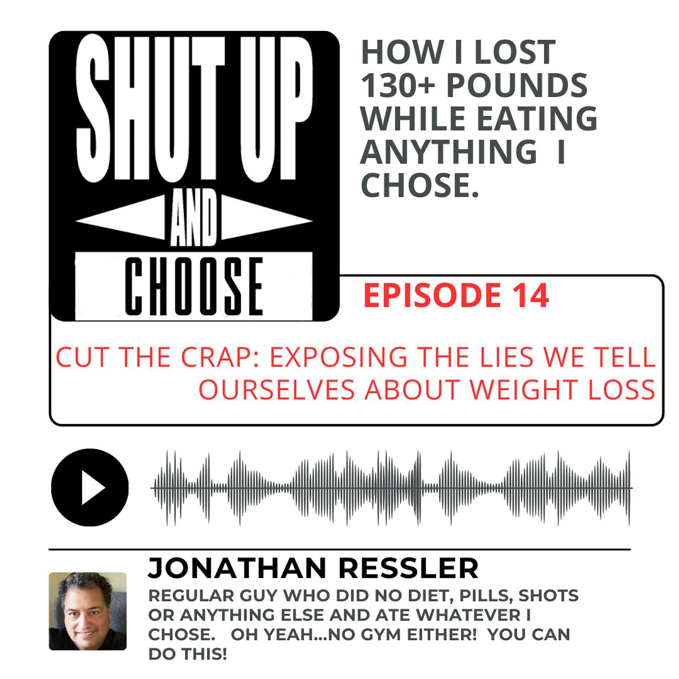 Cut the Crap: Exposing the Lies We Tell Ourselves About Weight Loss