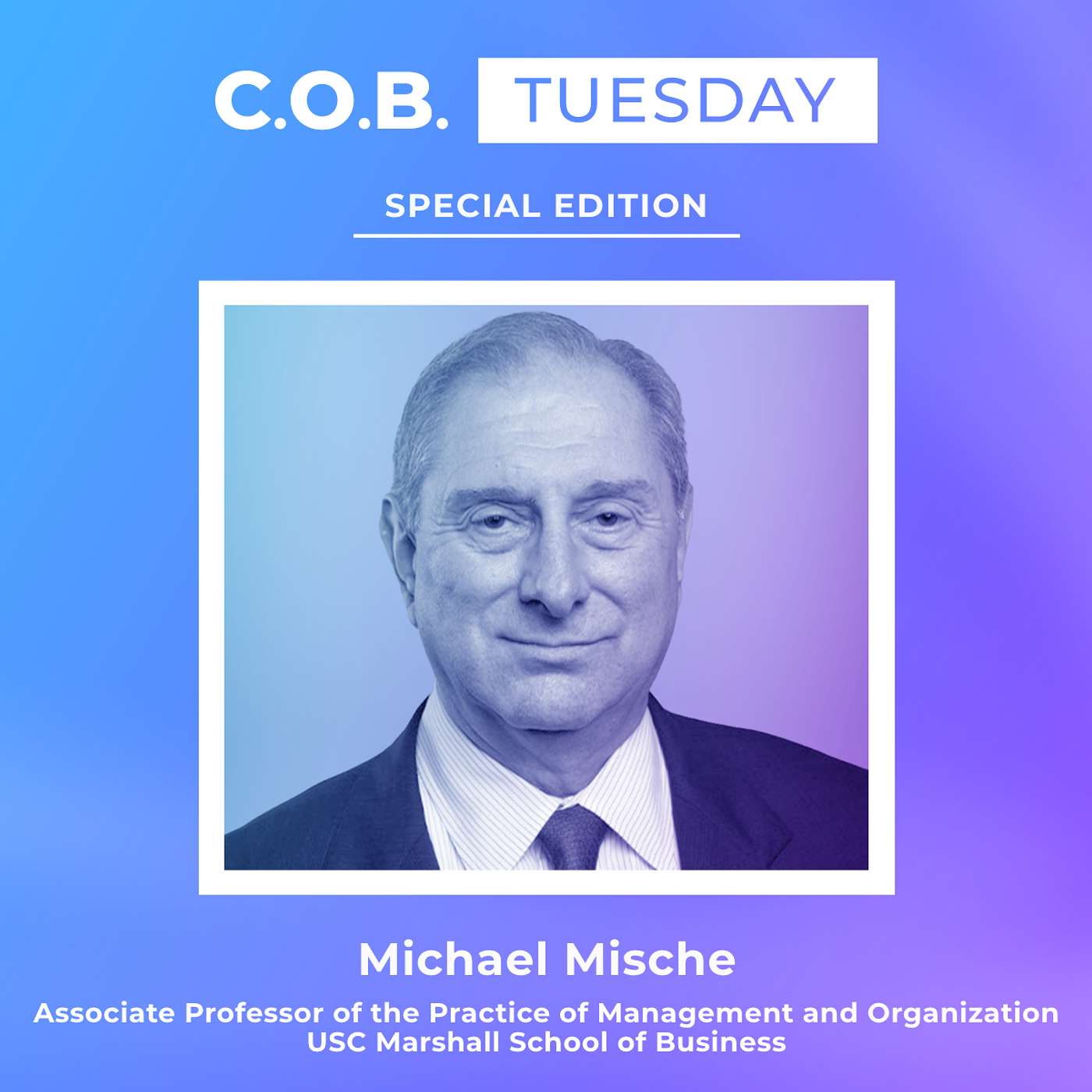 "California is on Life Support"– Michael Mische, USC