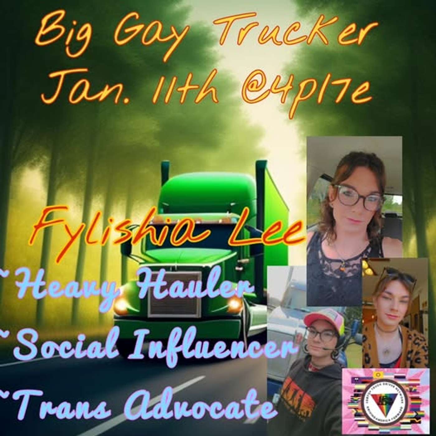 Fylishia Lee "Life on the road as a Transgender Driver" episode artwork