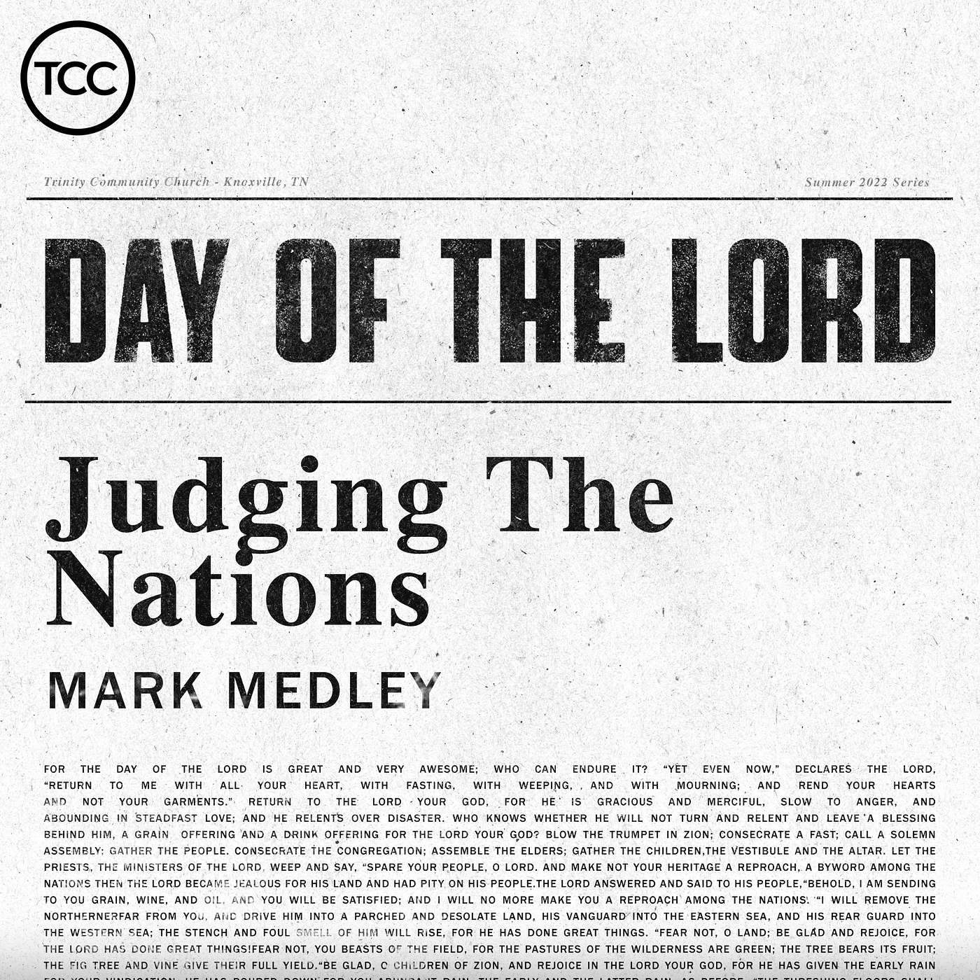 Day Of The Lord - Judging The Nations