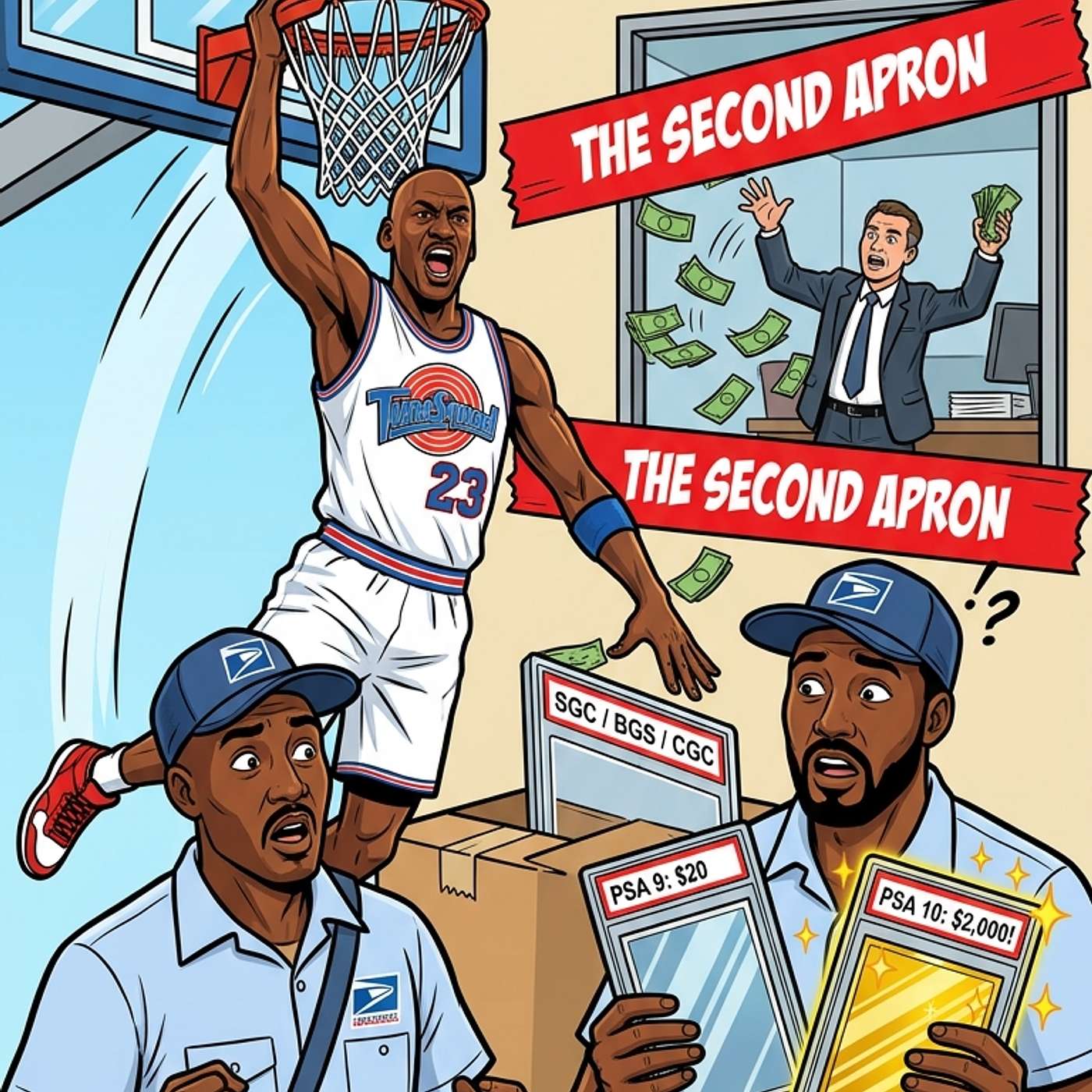 SPACE JAM NOSTALGIA, THE PSA ALTERNATIVES, & THE SECOND APRON SALARY SHED! episode artwork