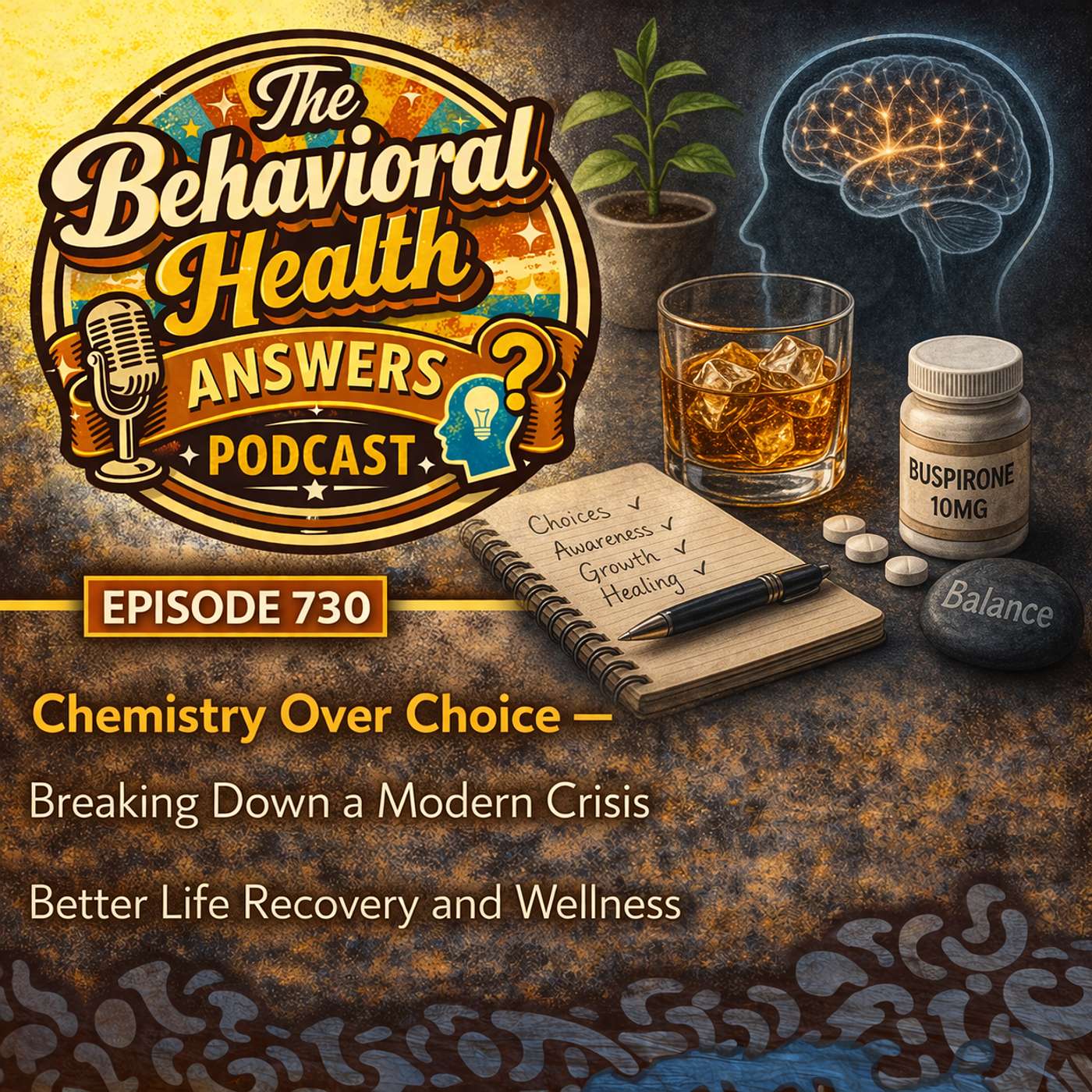 Episode 730: Chemistry Over Choice - Breaking Down a Modern Crisis | Better Life Recovery and Wellness episode artwork