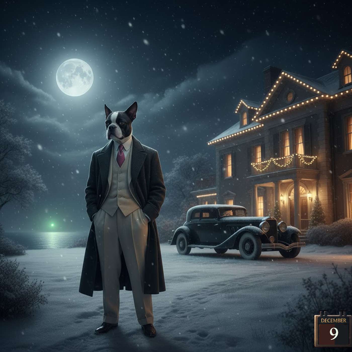 Boston Terrier Christmas