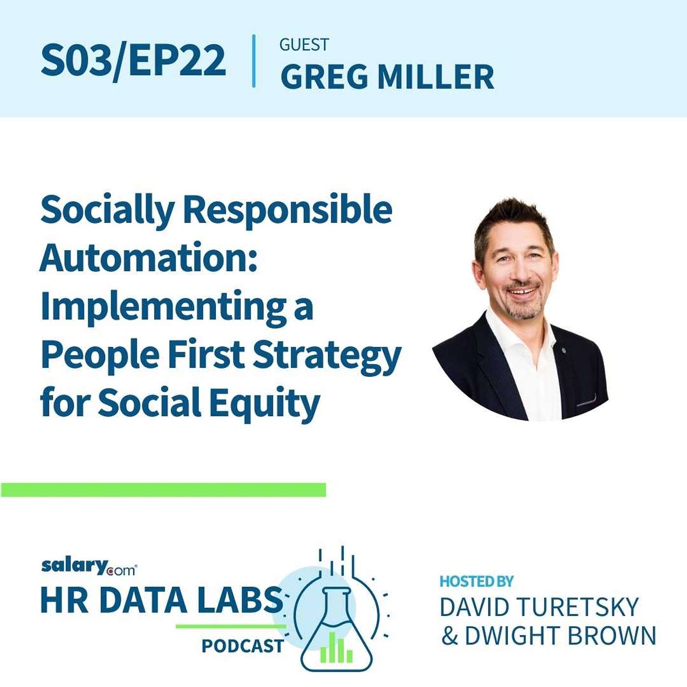 cover of episode Greg Miller - Socially Responsible Automation: Implementing a People First Strategy for Social Equity