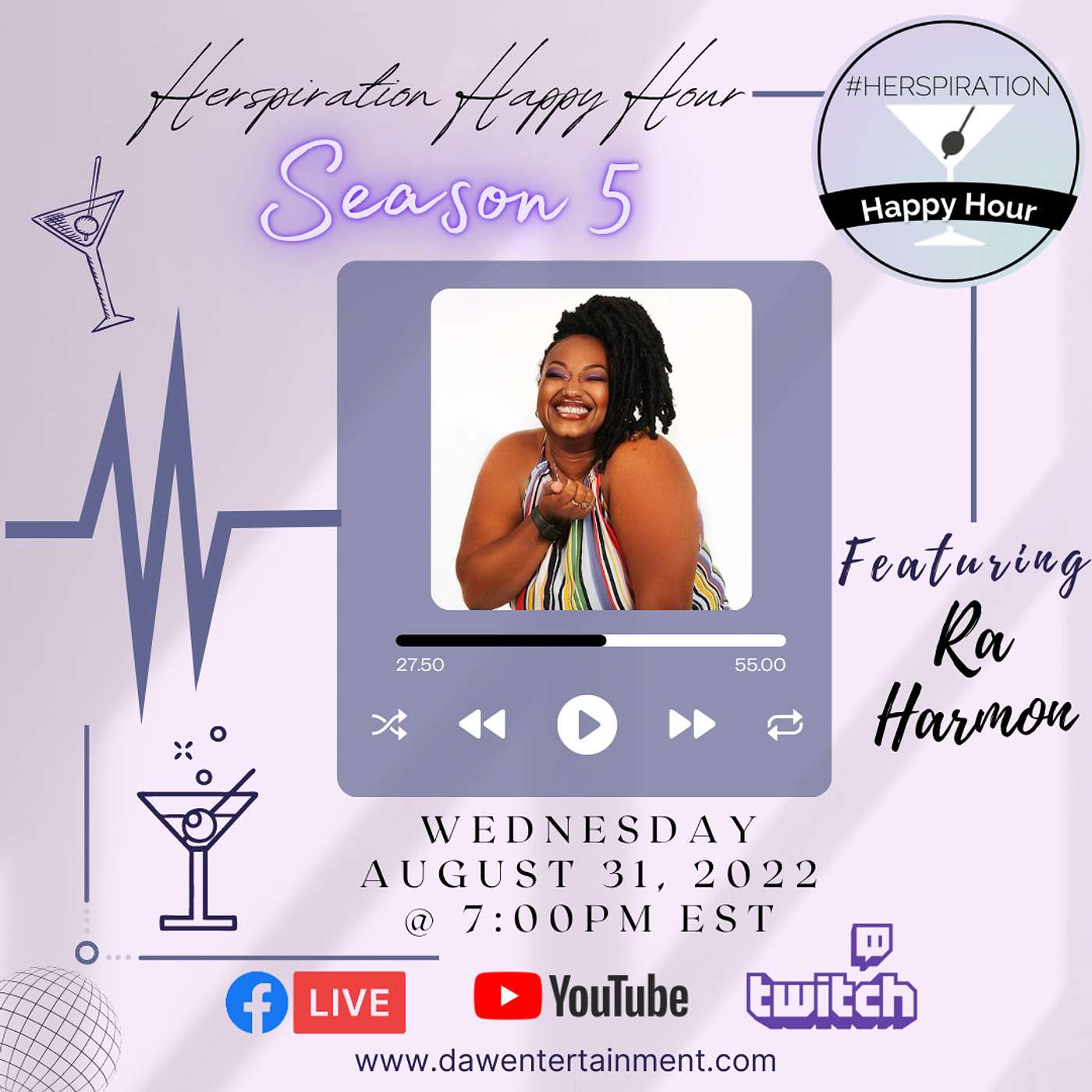 Herspiration Happy Hour, Season 5, Eps 26: You Are Perfect The Way You Are w/ Ra Harmon