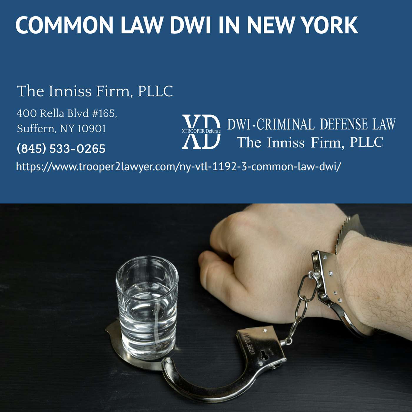 What Is NY VTL 1192(3) – Common Law DWI? - Randall F. Inniss episode artwork