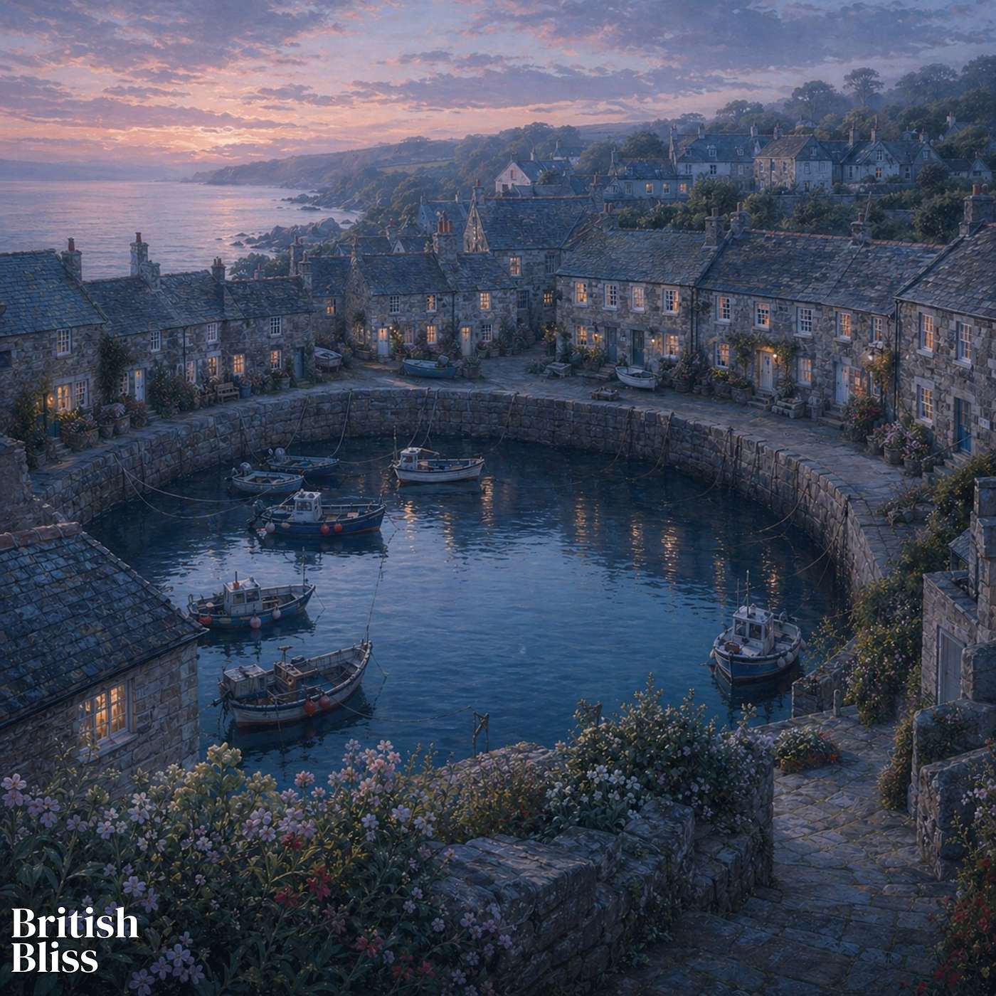 The Harbour That Held the Evening: Bedtime Story For Adults (Soothing British Male Voice)
