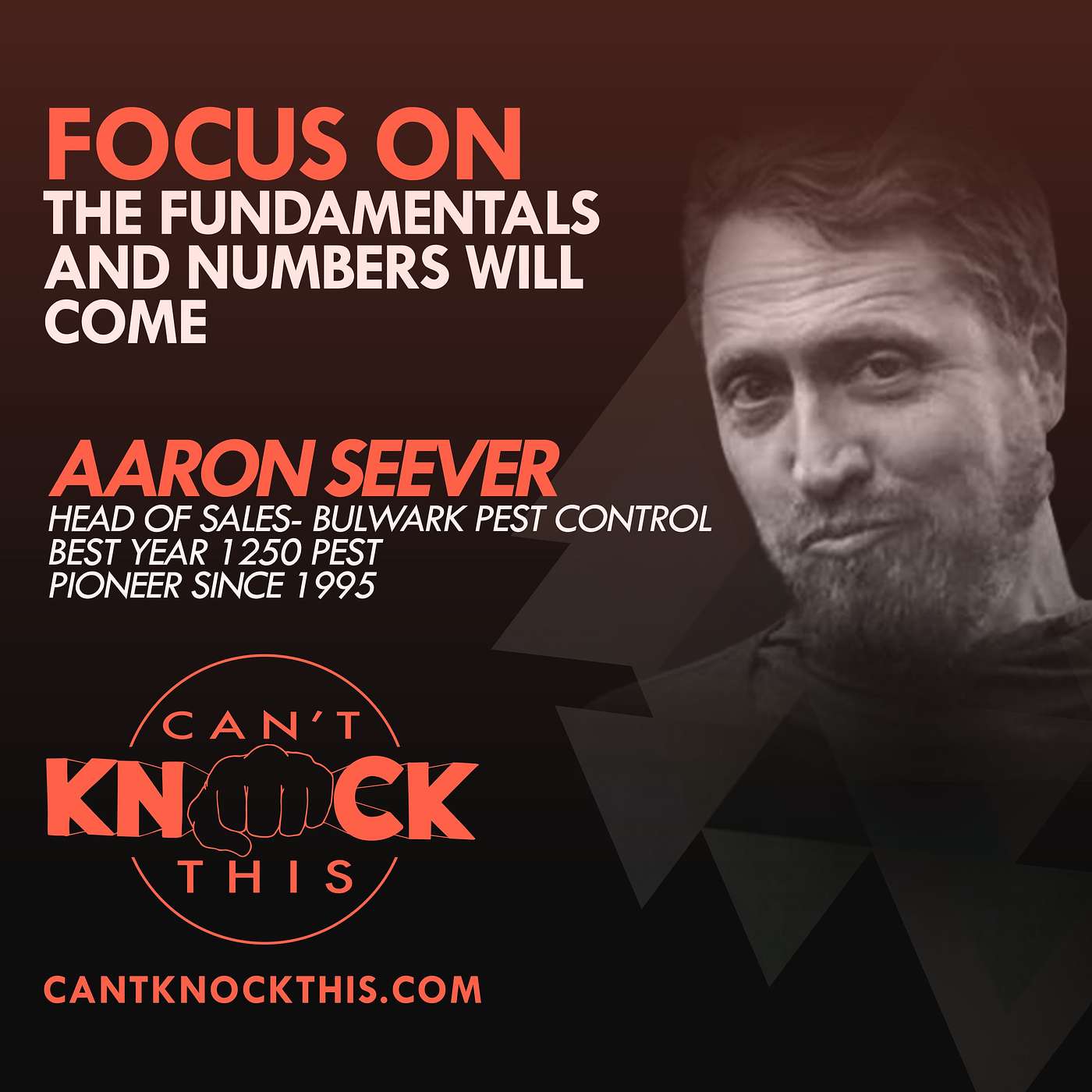 Aaron Seever - Head of Sales Bulwark Pest Control 37k acts 2016 Best year 1250