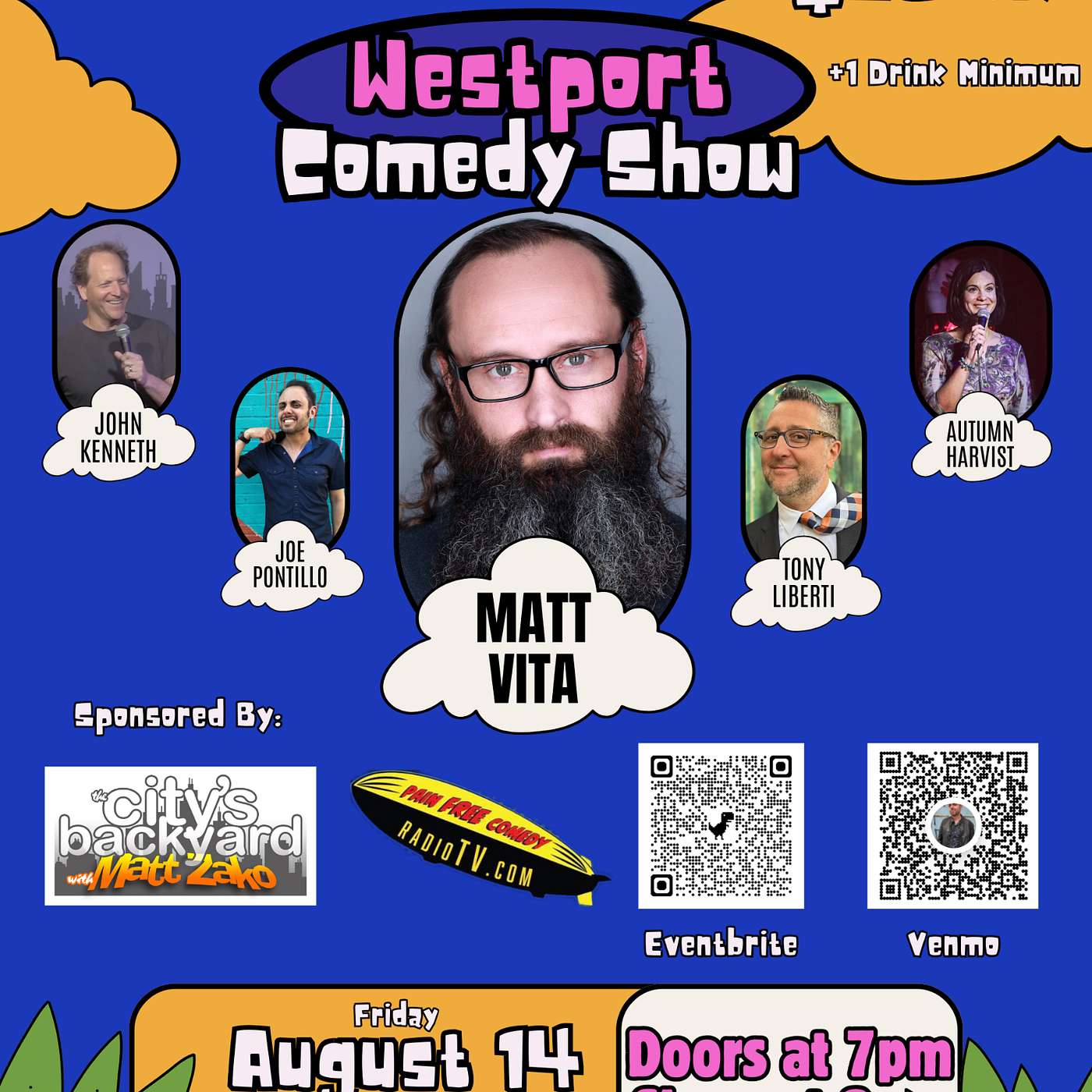 The City's Backyard Ep 219 Comedian Matt Vita talks comedy in the backyard of NYC plus we get the lowdown on his upcoming shows! episode artwork
