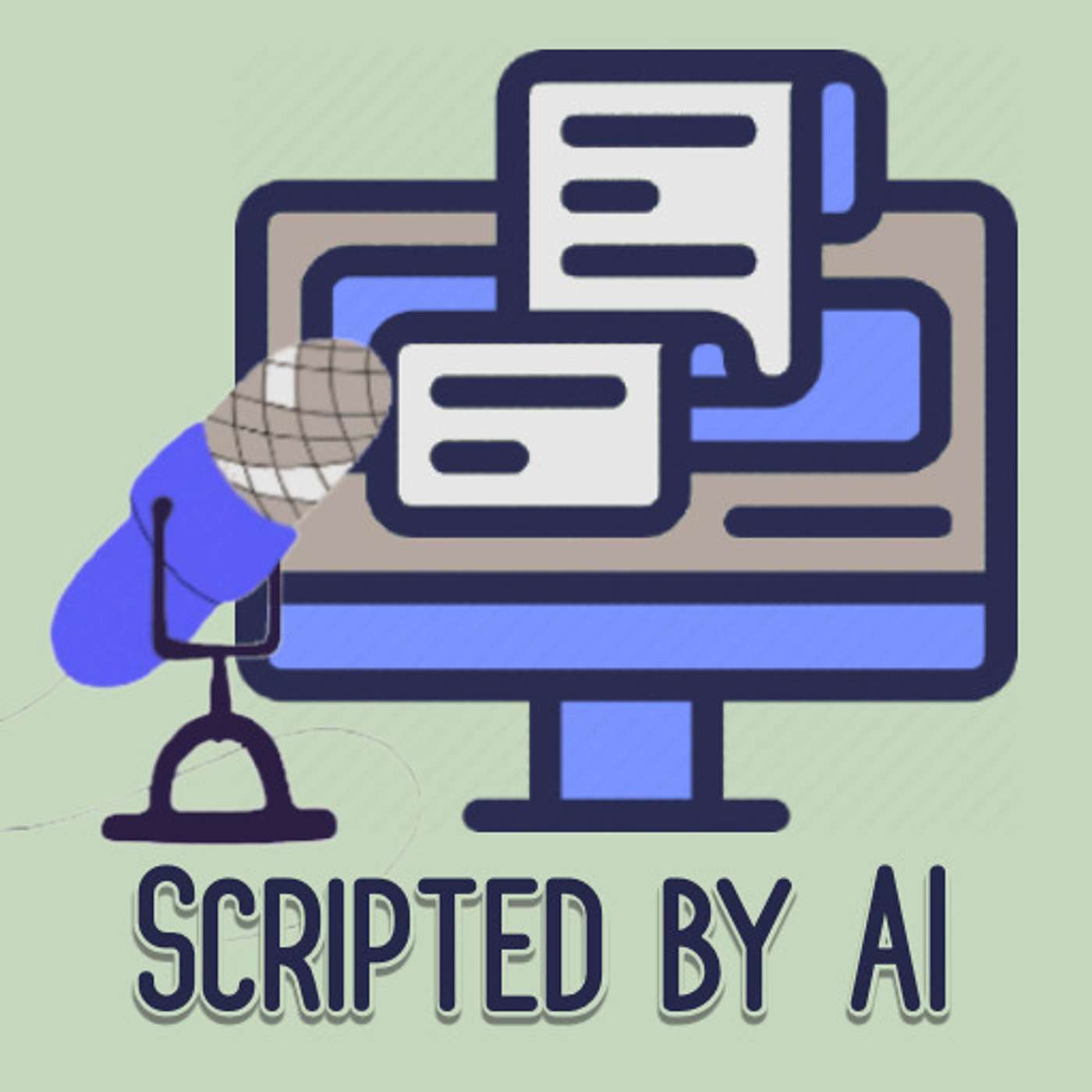 Scripted by AI podcast artwork