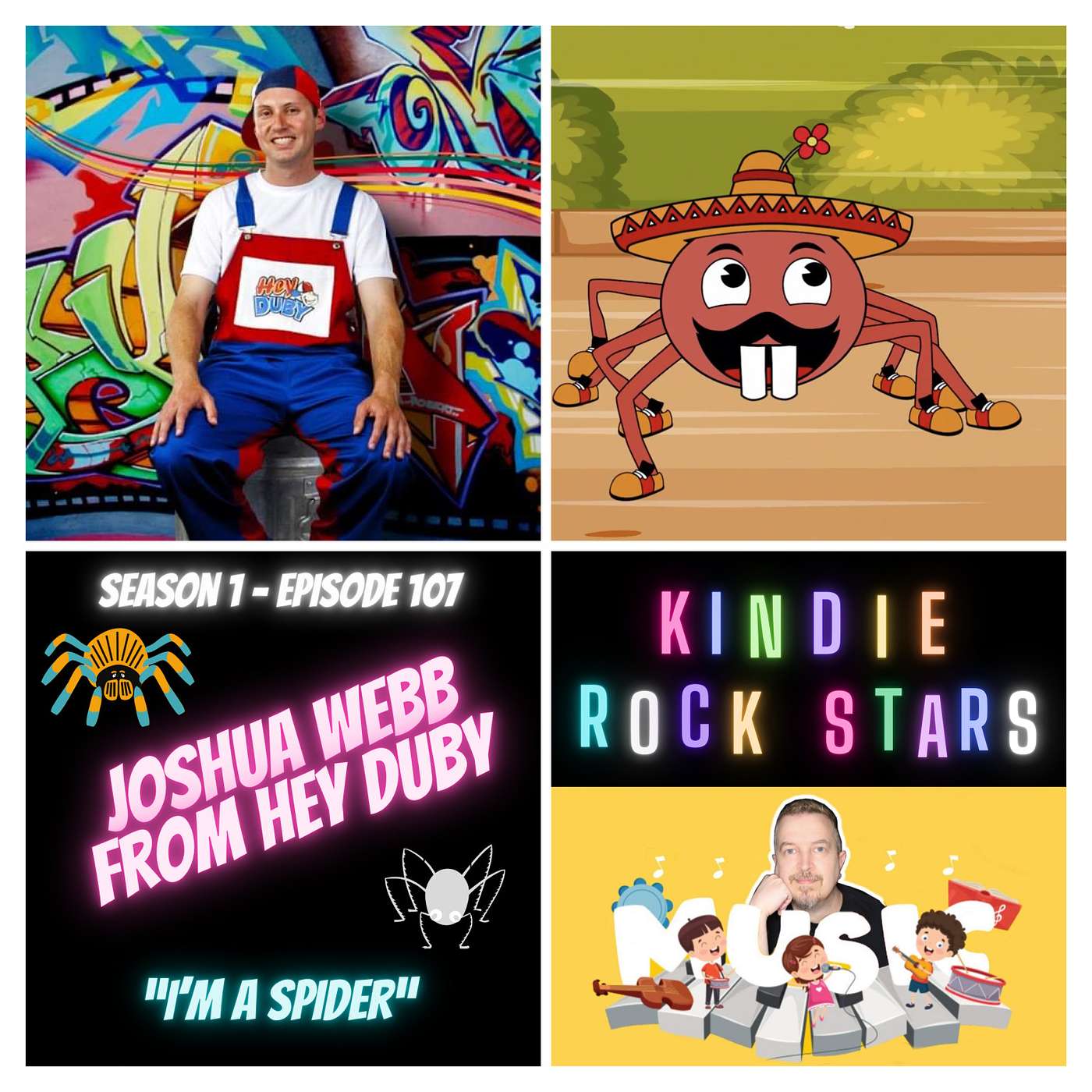 Ep 107 - JOSHUA WEBB from HEY DUBY - I'm a Spider