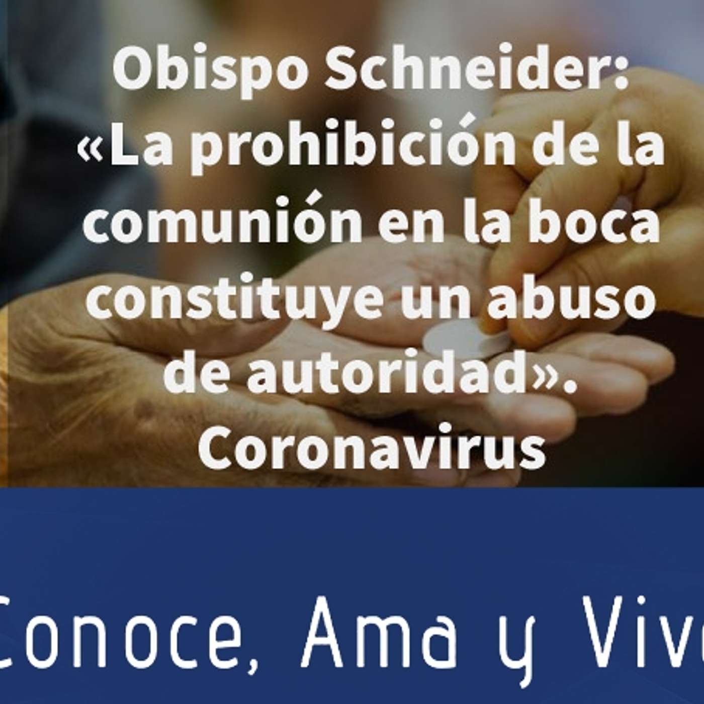 Episodio 203: 😶 Obispo Shneider: Prohibición de la Comunión en la boca  🛐 Comunión Espiritual 😷 Coronavirus episode artwork