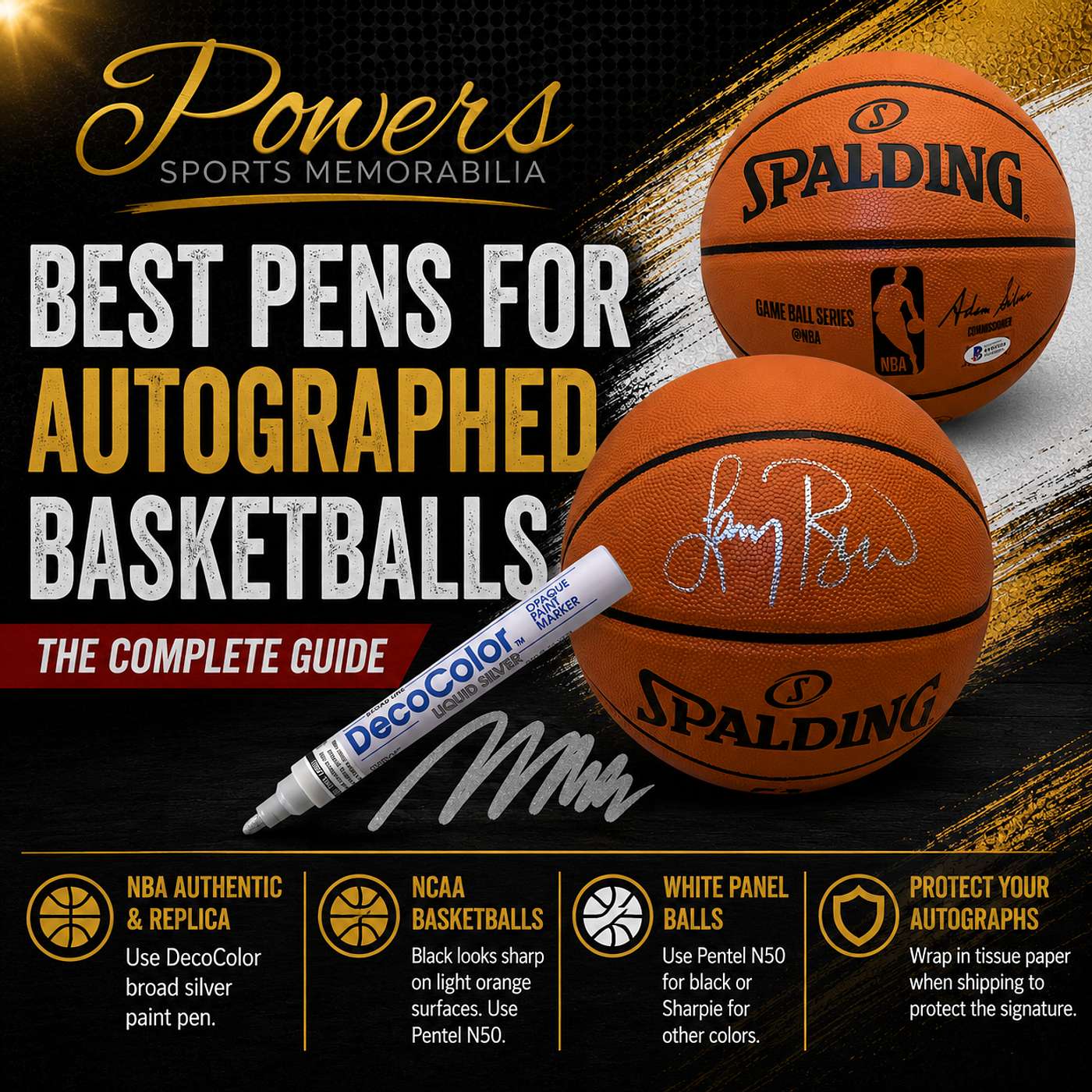 Best Pens for Autographed Basketballs: What to Use on NBA, NCAA & White Panel Balls episode artwork