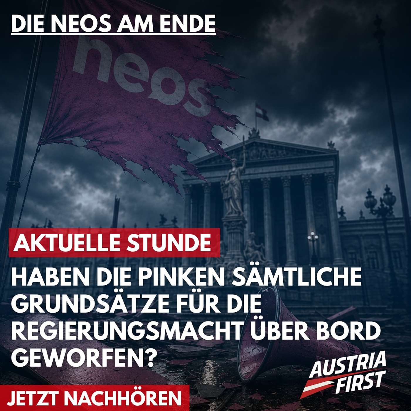 Die NEOS am Ende: Haben die Pinken sämtliche Grundsätze für die Regierungsmacht über Bord geworfen? – Aktuelle Stunde episode artwork