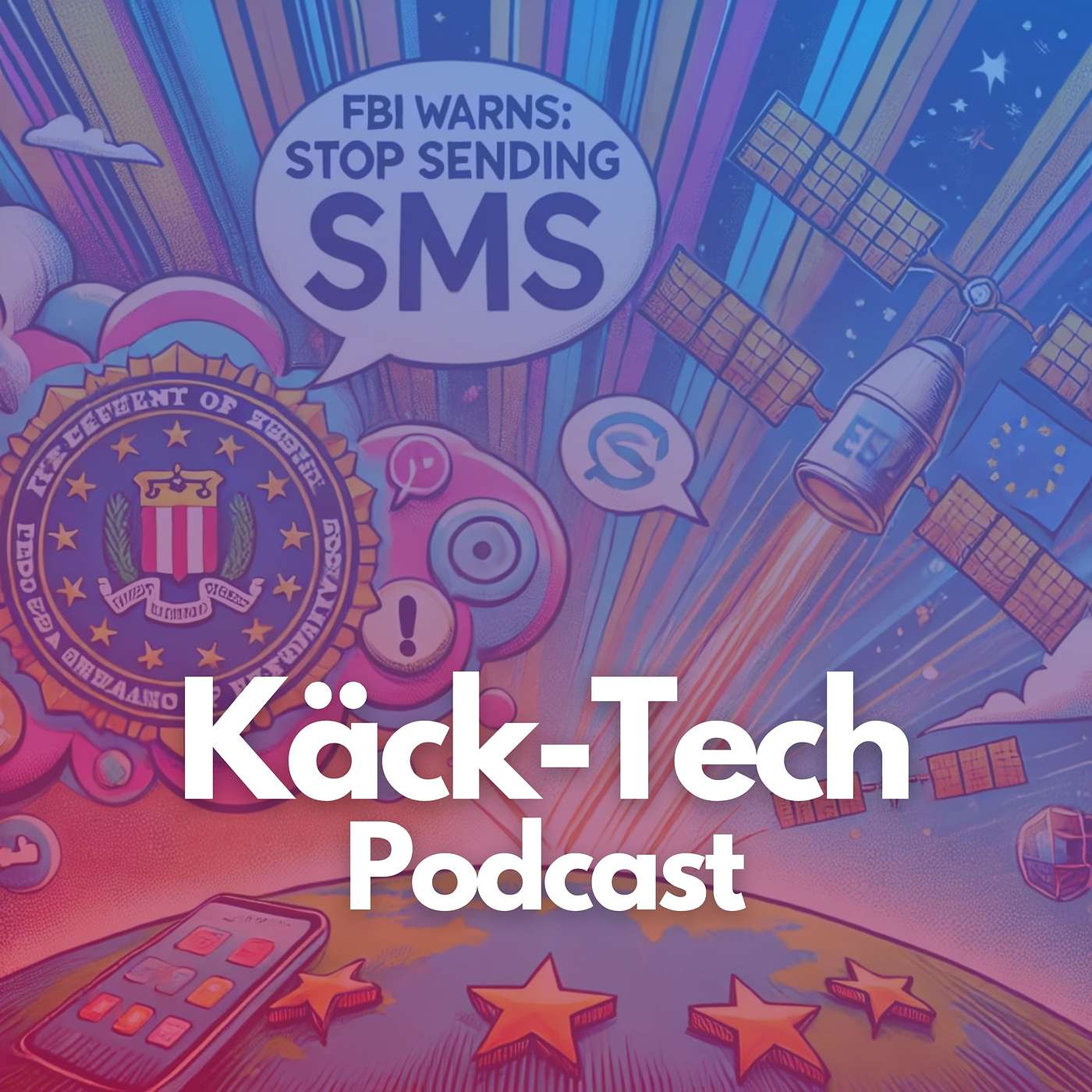 cover of episode FBI varnar "Sluta skicka SMS", YouTubes nya AI-dubbning & EU lanserar Starlink-konkurrenten IRIS²