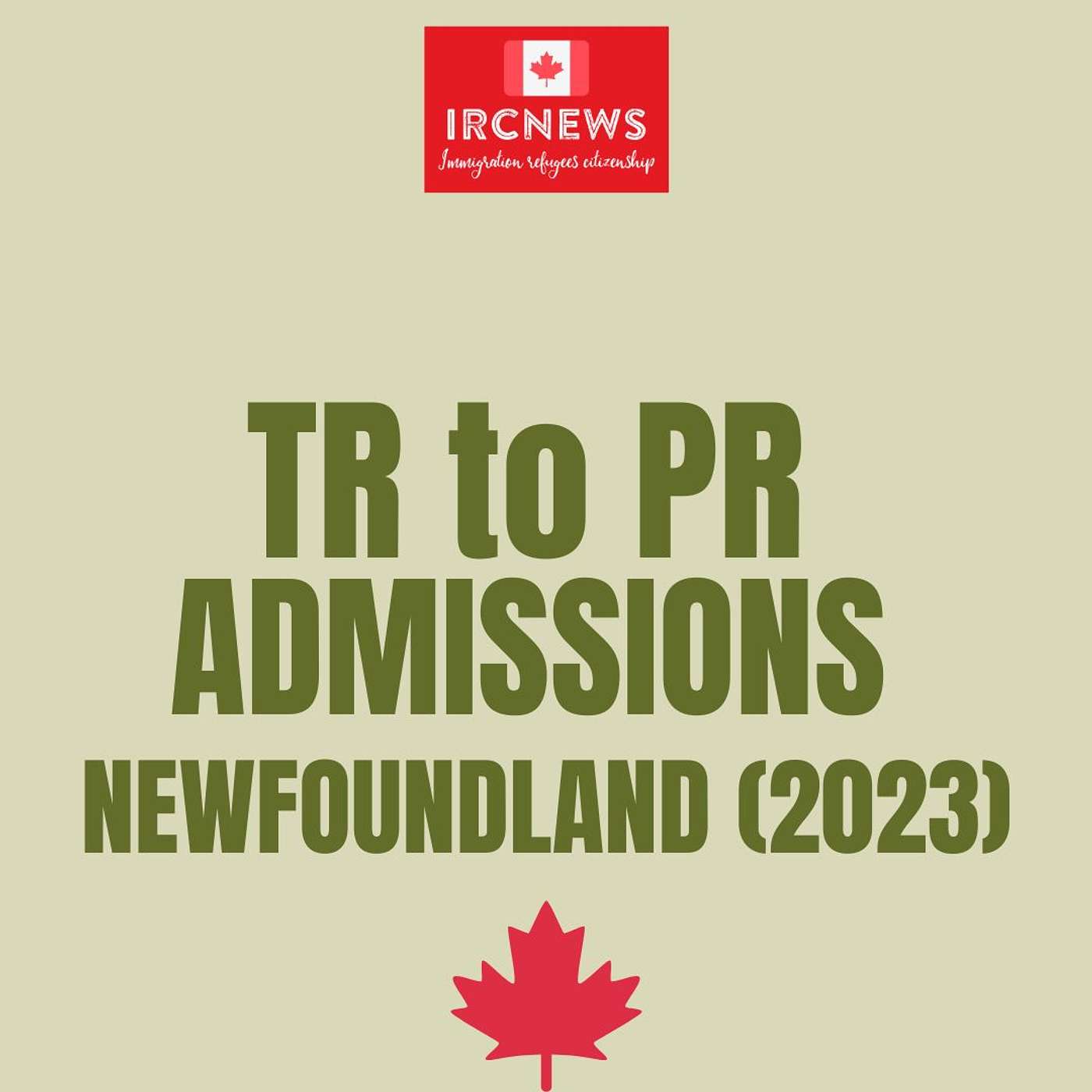 Canada Immigration TR to PR Admissions in Newfoundland (2023) episode artwork