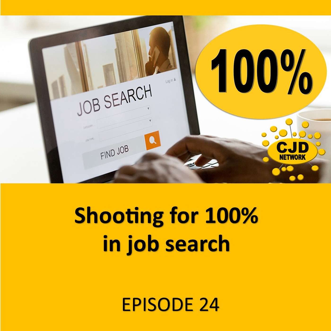 Shooting for 100% in job search -- #MotivatingMondays Episode 24