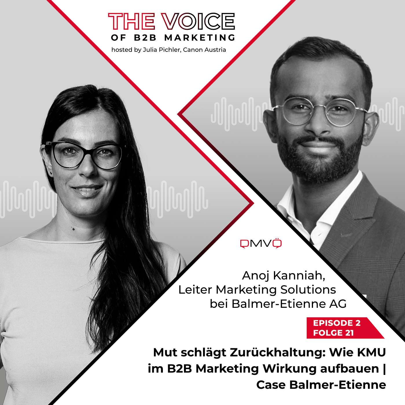 Mut schlägt Zurückhaltung: Wie KMU im B2B Marketing Wirkung aufbauen | Case Balmer-Etienne episode artwork