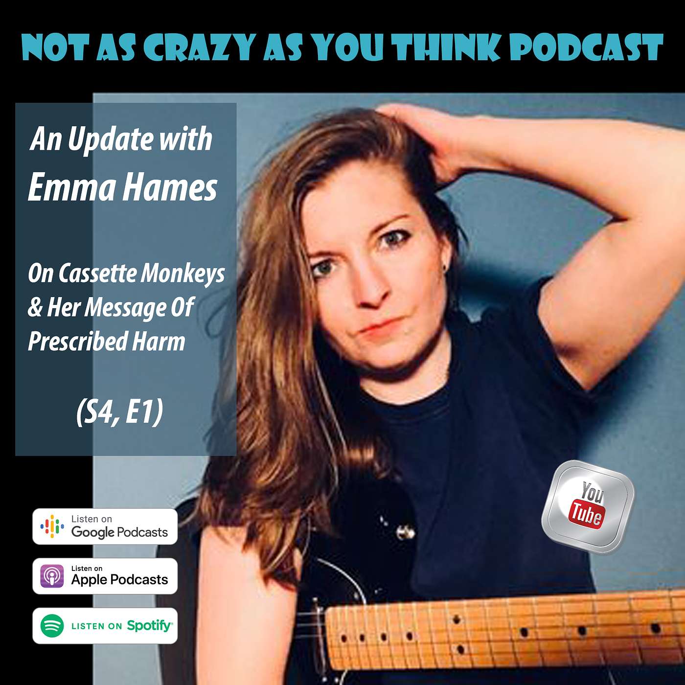 An Update with Musician Emma Hames on Cassette Monkeys and Her Message of Prescribed Harm (S4, E1)