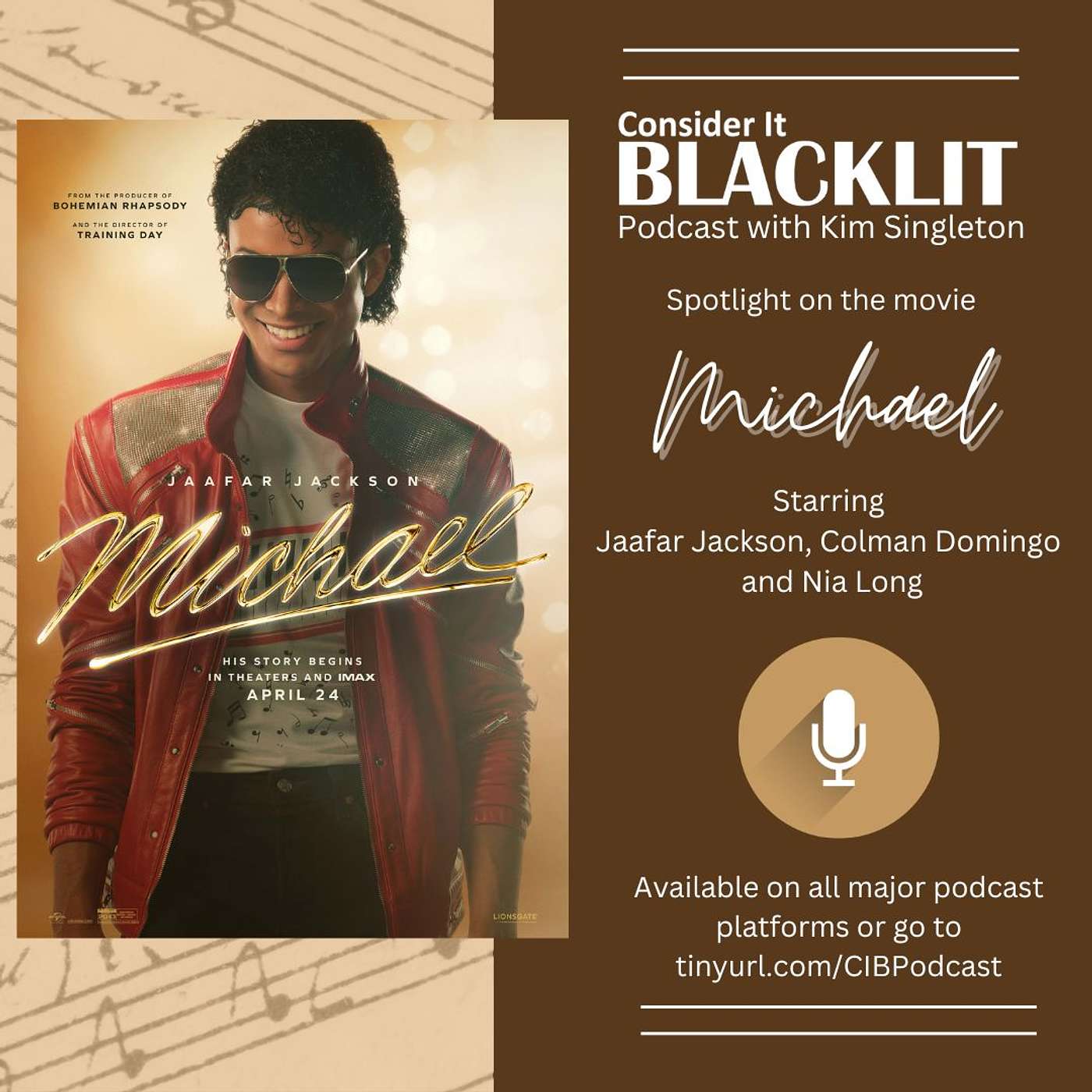 Spotlight on the new film Michael episode artwork