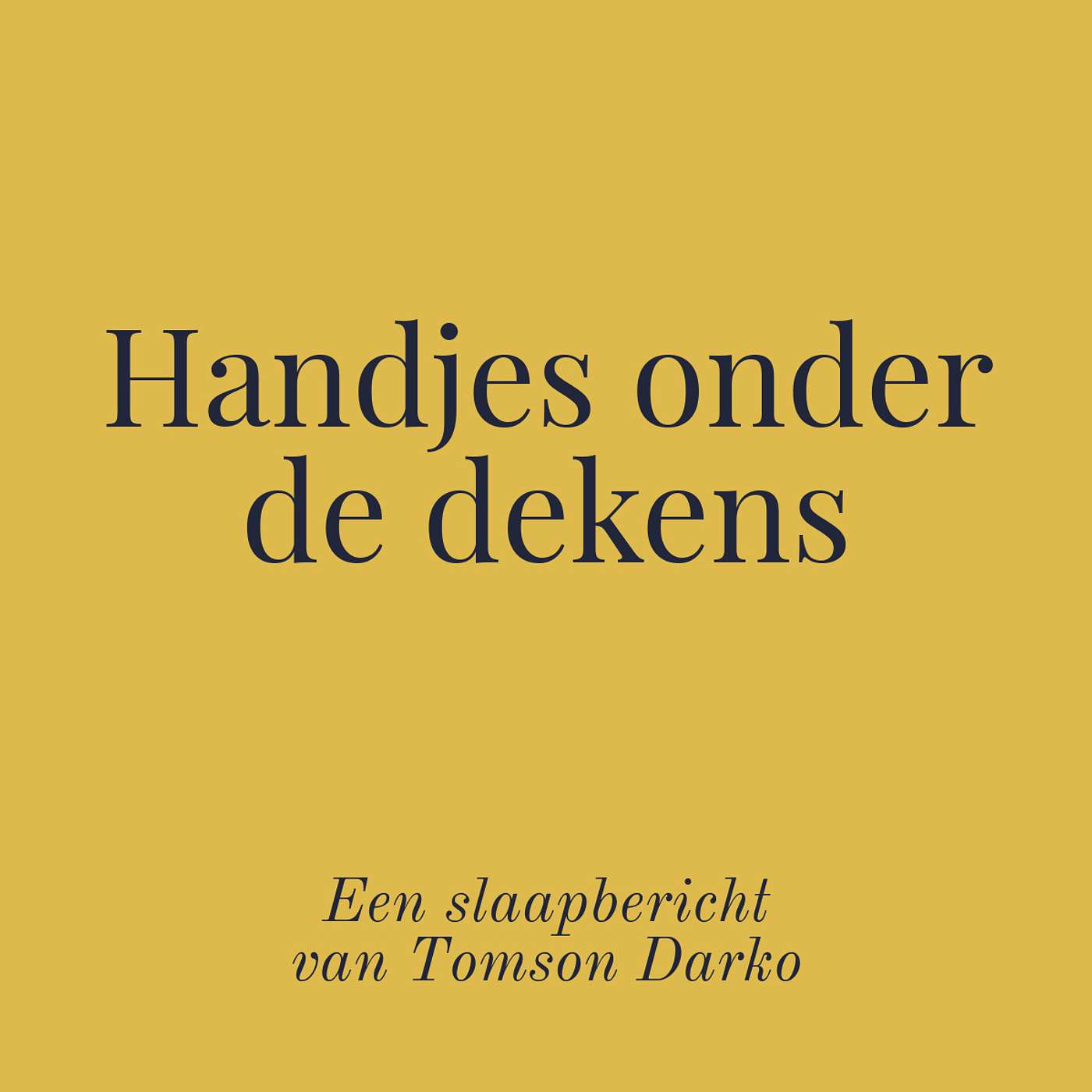 In slaap vallen met melancholie van Tomson Darko
