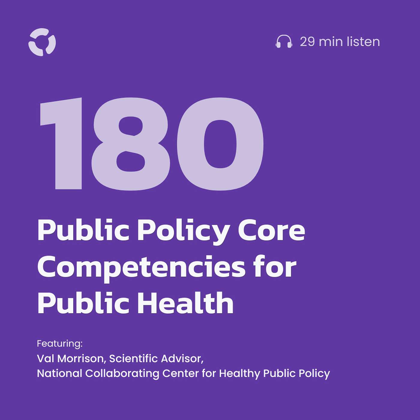 Public Policy Core Competencies for Public Health