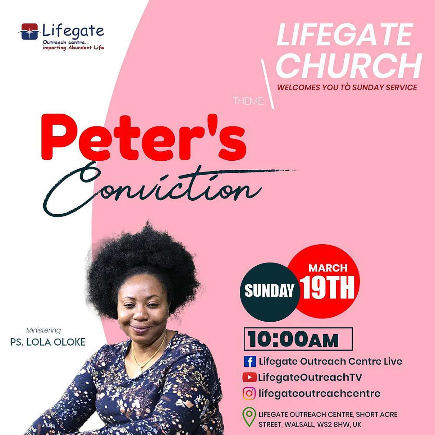 Peter's Conviction - Lifegate Church - 19.3.23 episode artwork