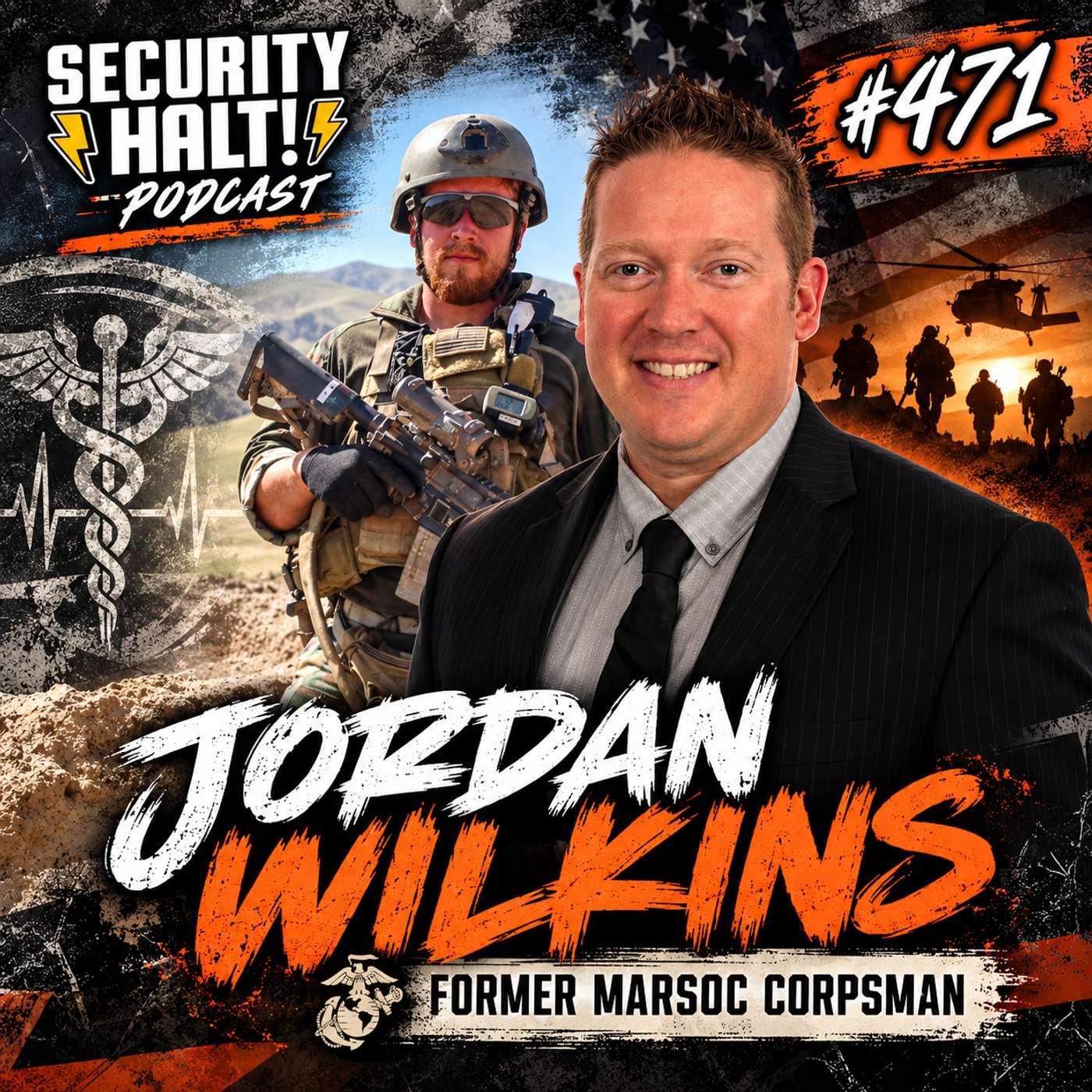 Jordan Wilkins on Special Operations Medicine, Mental Health, Faith and TMS | Security Halt! Ep. 471