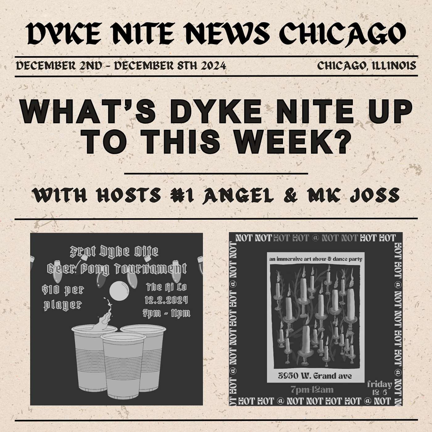 DYKE NITE NEWS CHICAGO 12/2-12/8 episode artwork