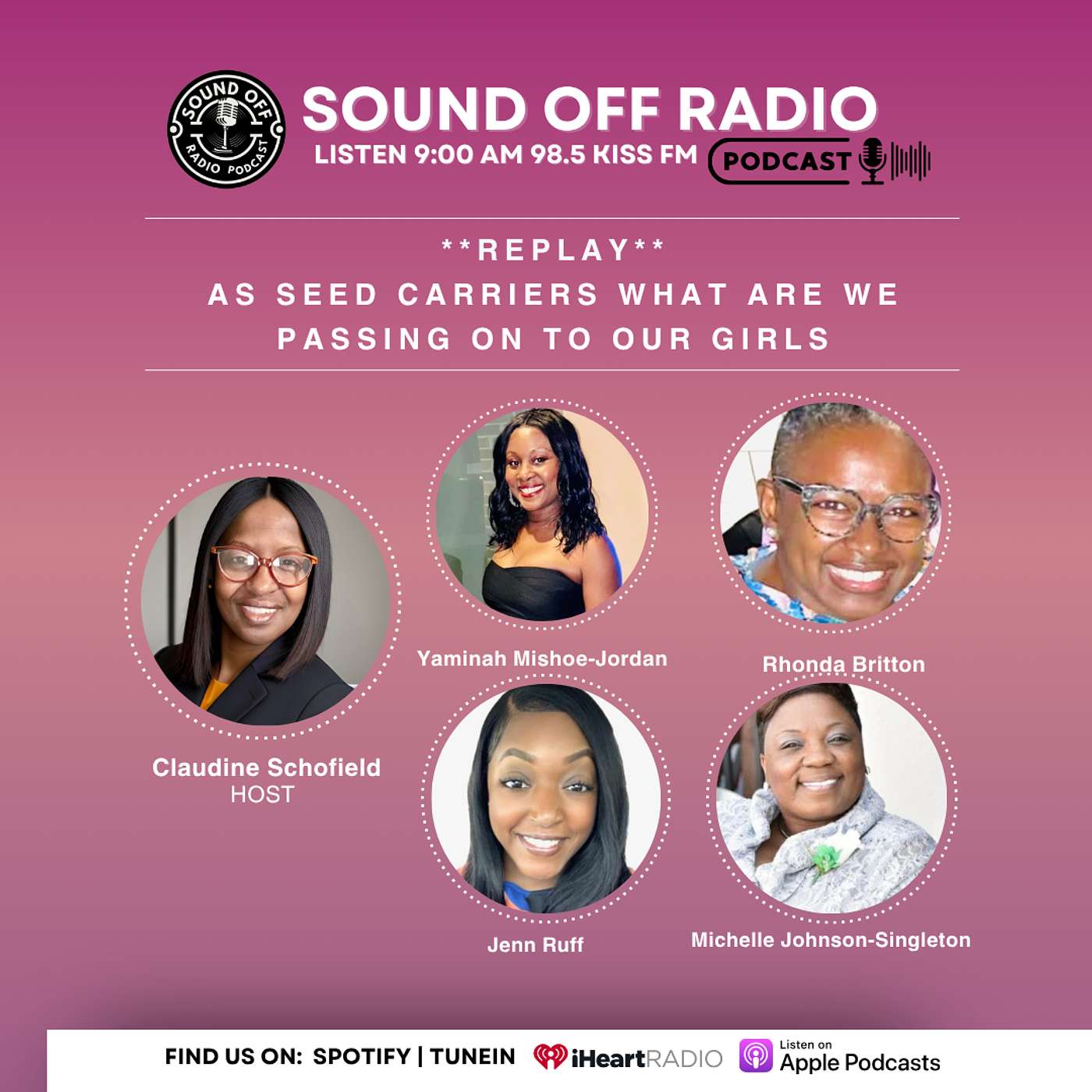 ** REPLAY ** As Seed Carriers What Are We Passing on to our Girls episode artwork