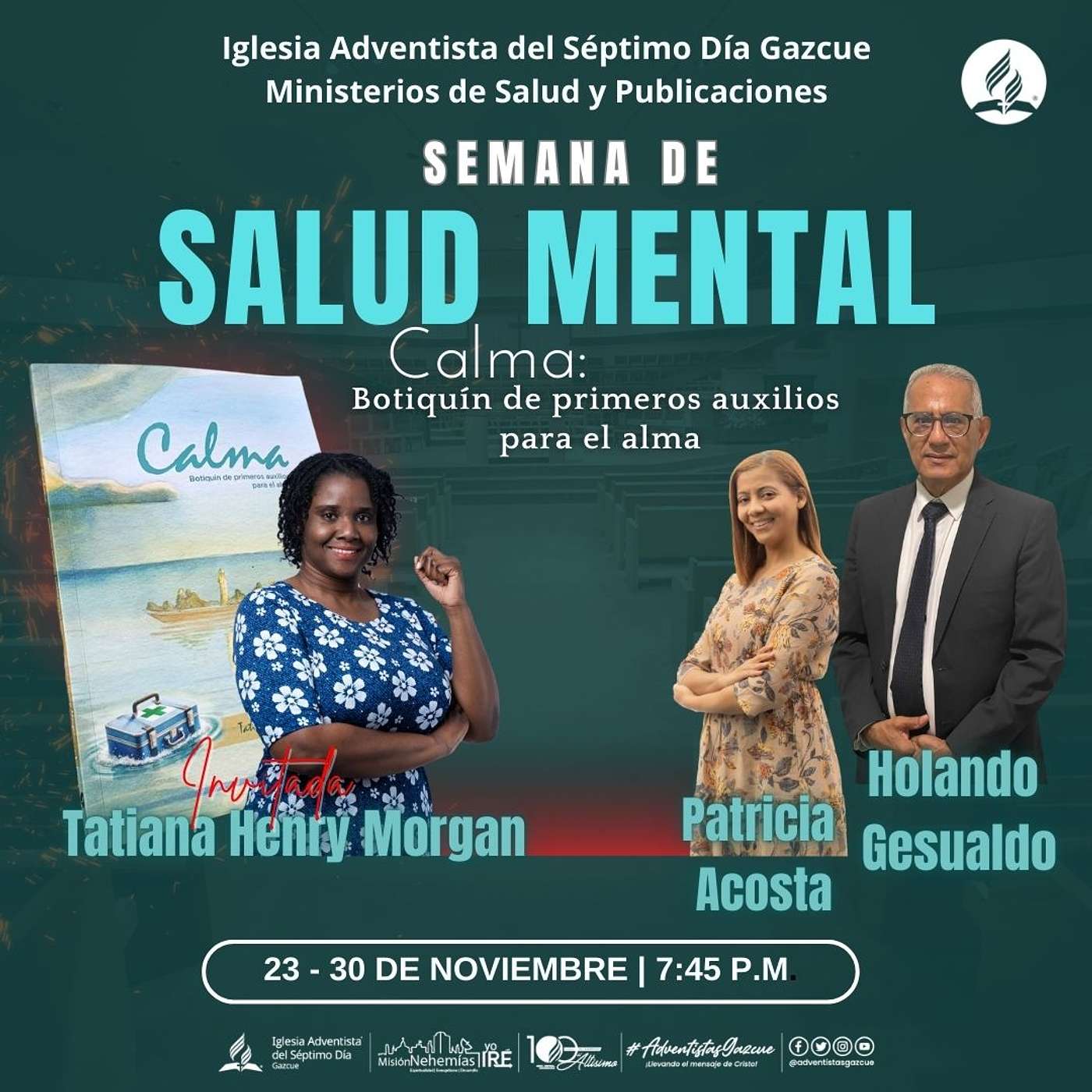 Calma: Botiquín de primeros auxilios para el alma (Día 6) - 29 noviembre 2024