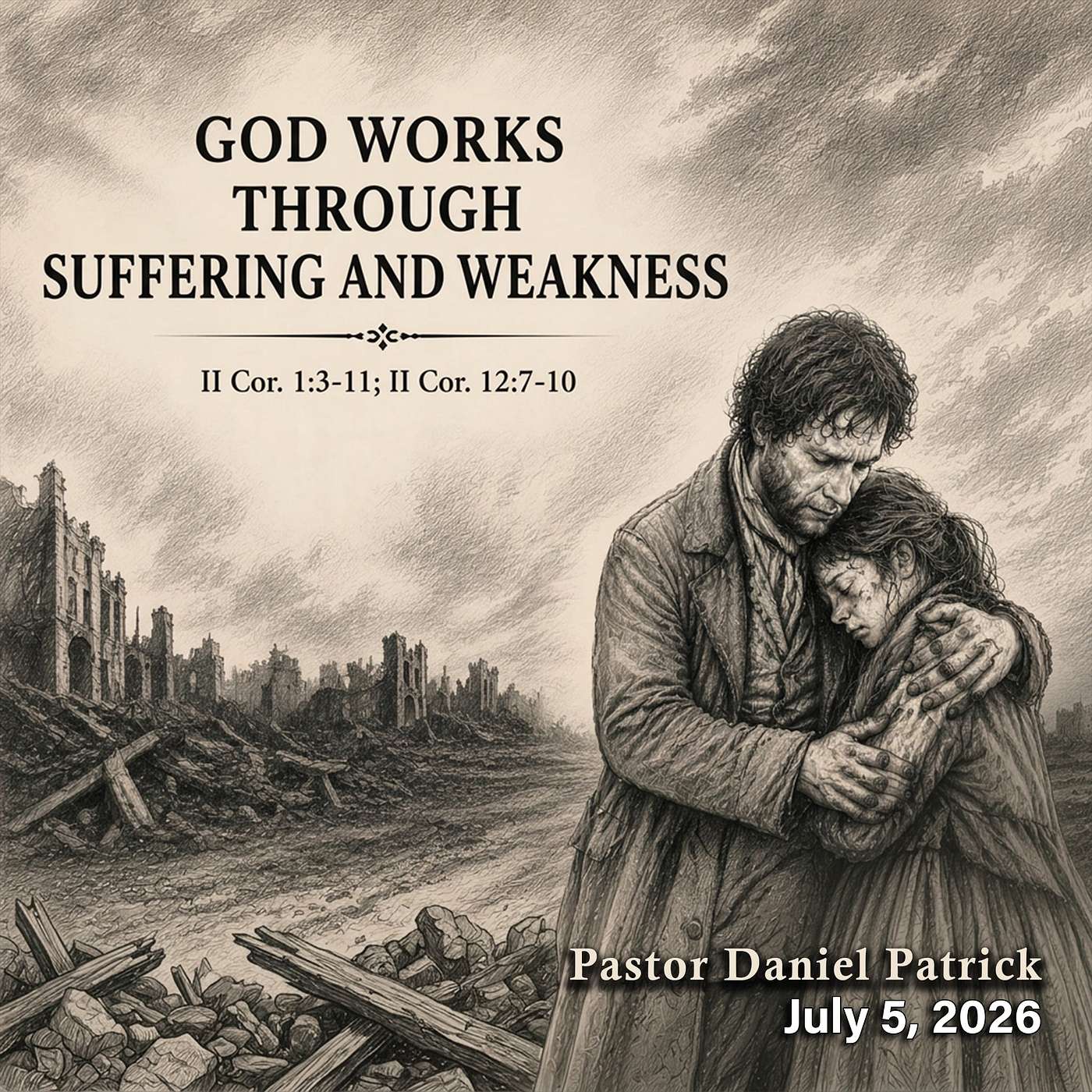 God Works Through Suffering and Weakness; II Cor. 1:3-11; II Cor. 12:7-10: Pastor of Caring Ministries; 07/05/2026 episode artwork