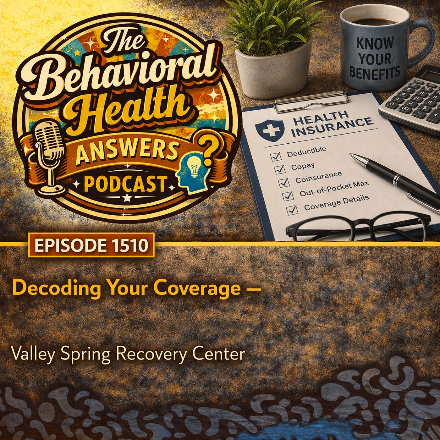 Episode 1510: Decoding Your Coverage | Valley Spring Recovery Center episode artwork