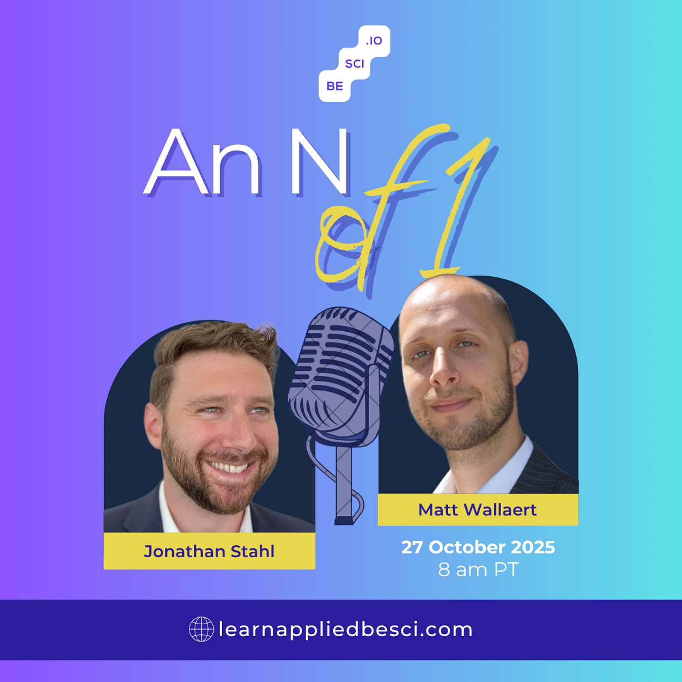 An N of 1 with Jonathan Stahl