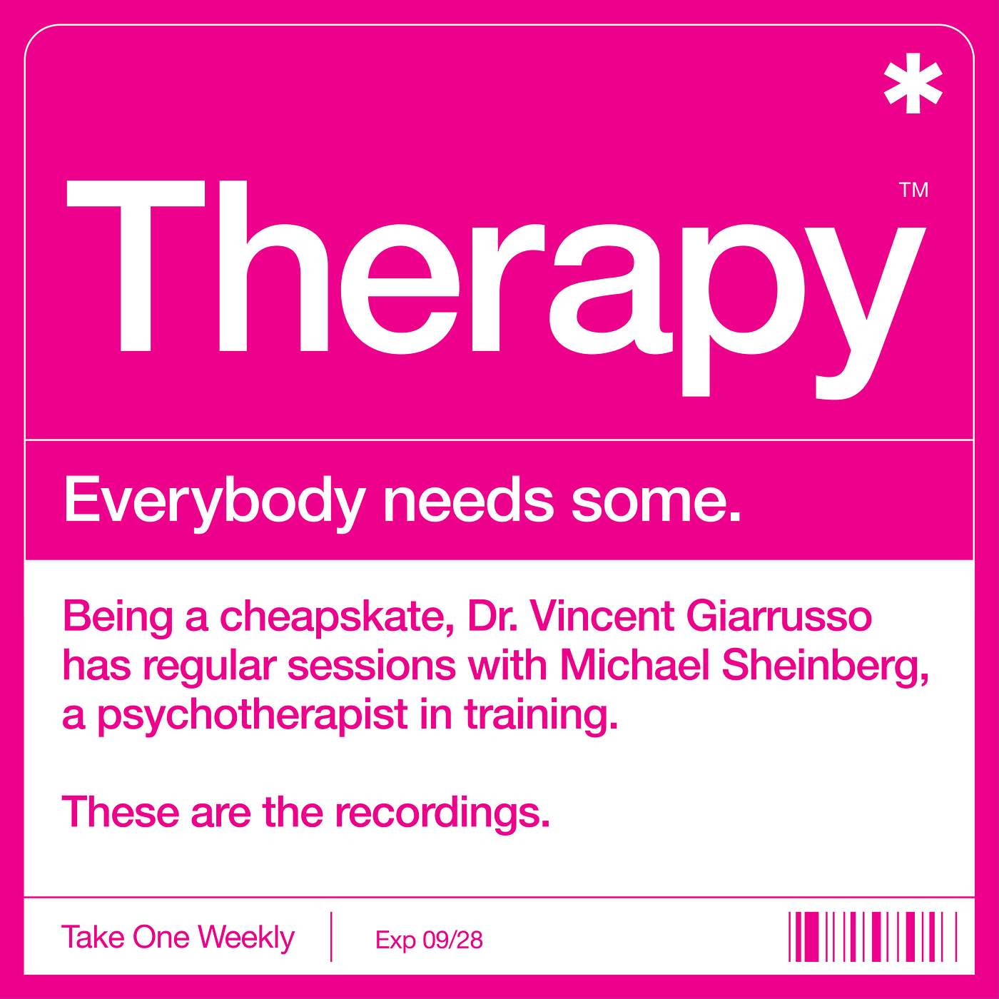 The luxury of therapy