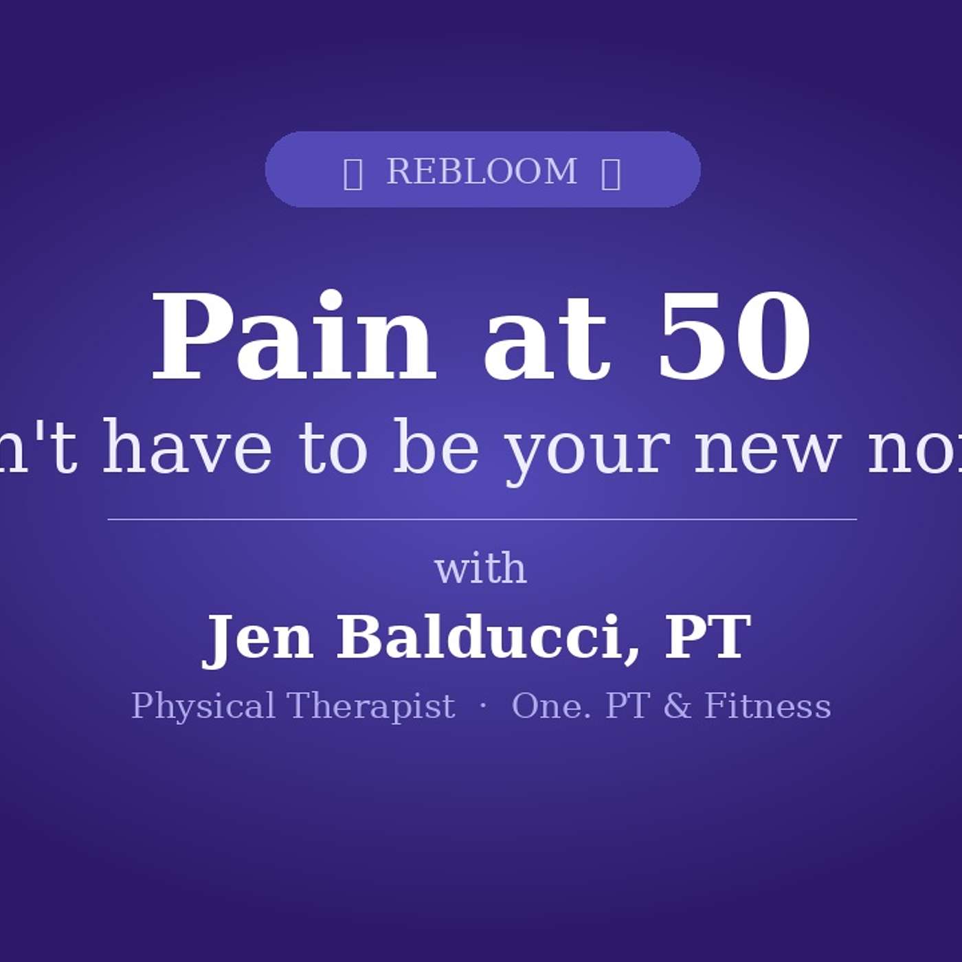 What If Pain is Not Your New Normal episode artwork