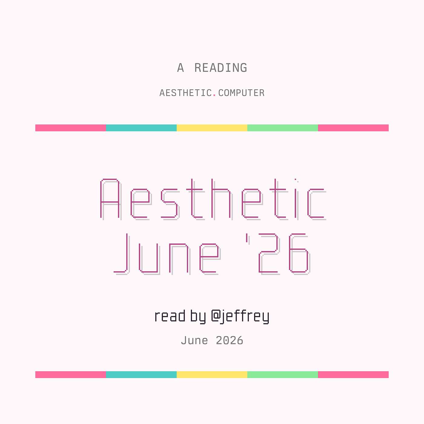 Aesthetic June '26 episode artwork