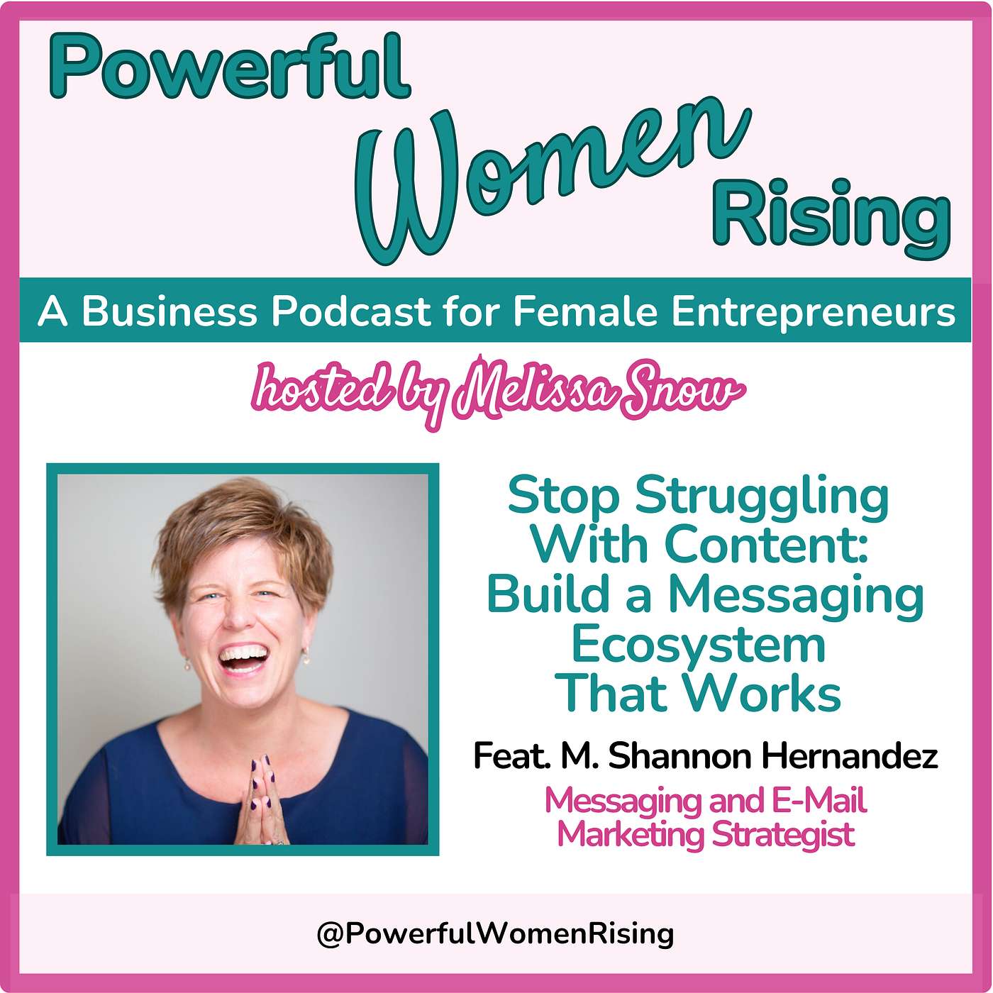 Stop Struggling With Content: Build a Messaging Ecosystem That Works w/M. Shannon Hernandez Stop Struggling With Content: Build a Messaging Ecosystem That Works w/M. Shannon Hernandez