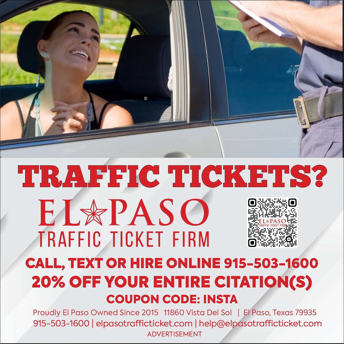 WHEN YOU NEED A TRAFFIC TICKET LAWYER IN EL PASO