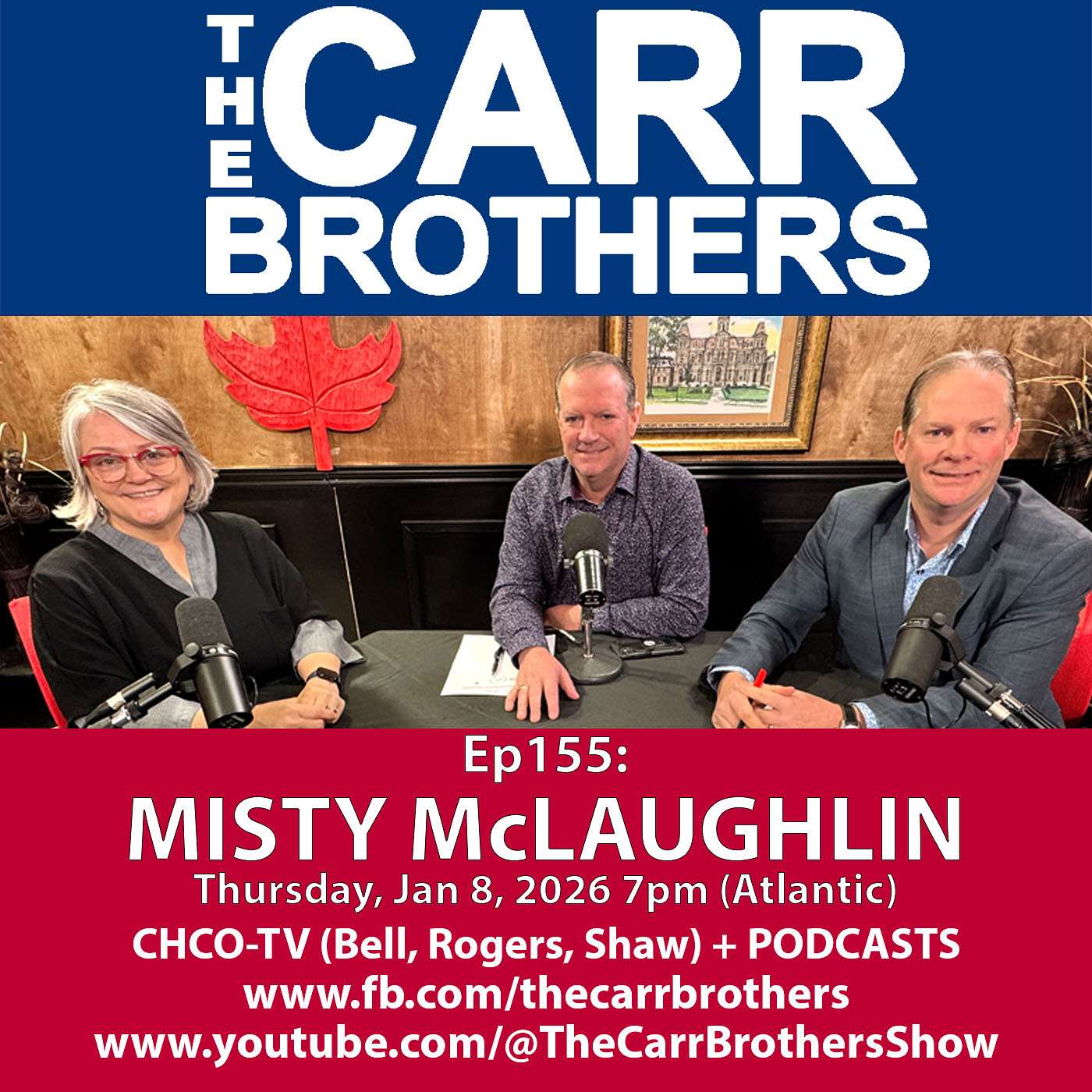 Ep155: Misty McLaughlin (Youth Homelessness) The Carr Brothers (Jan 8/26) episode artwork