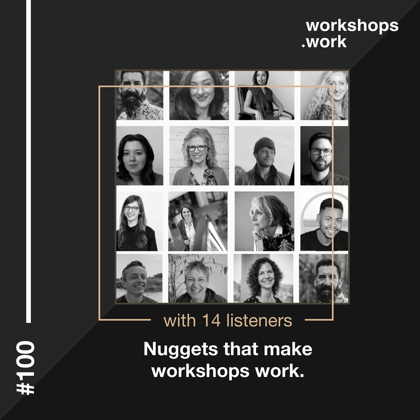 100 - The nuggets that make workshops work - with 14 listeners