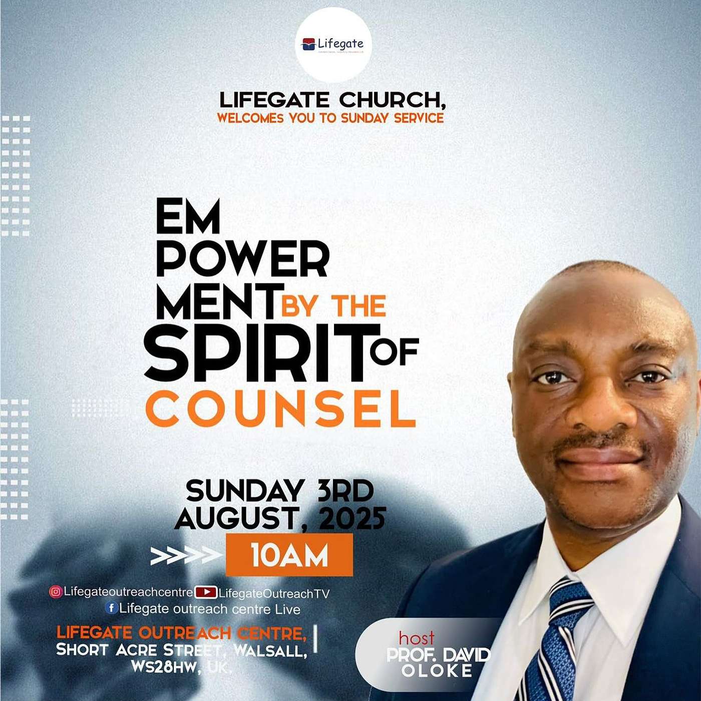Empowerment by the Spirit of Counsel (Session 5) - Lifegate Church - 3.8.25