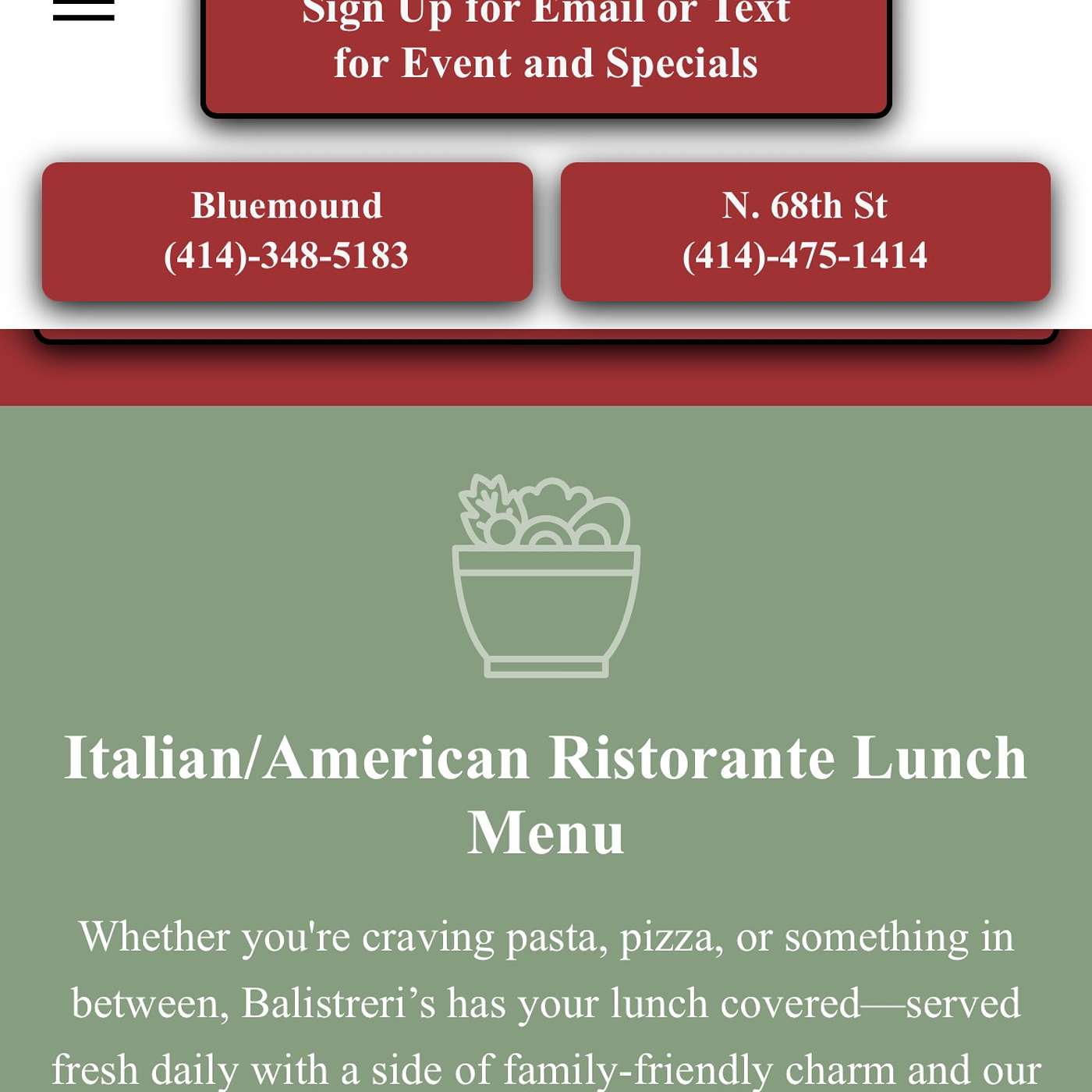It's Lunch Time, Stop #9 Balistreri's episode artwork