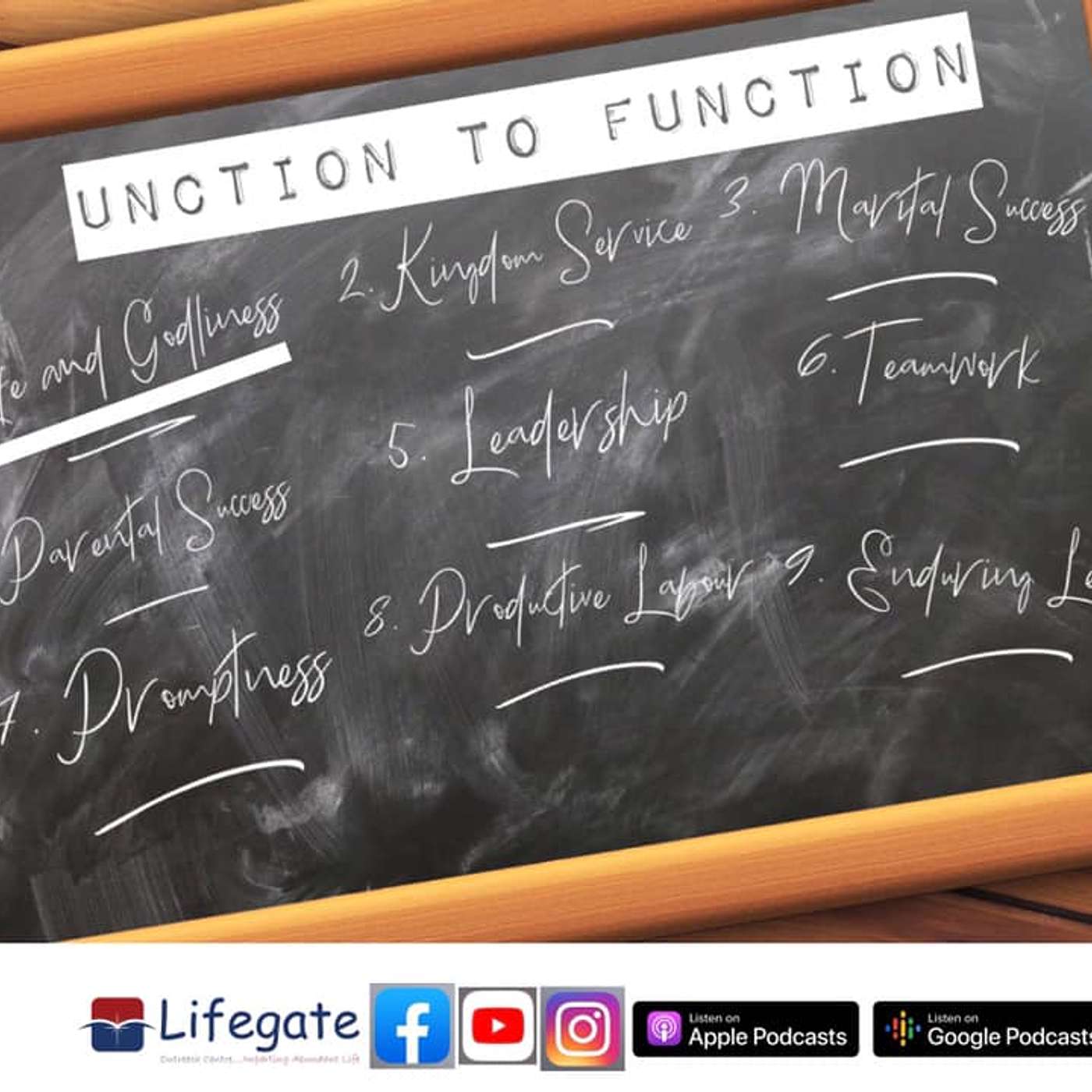 Unction for Life and Godliness (Unction to Function) - Lifegate Church episode artwork